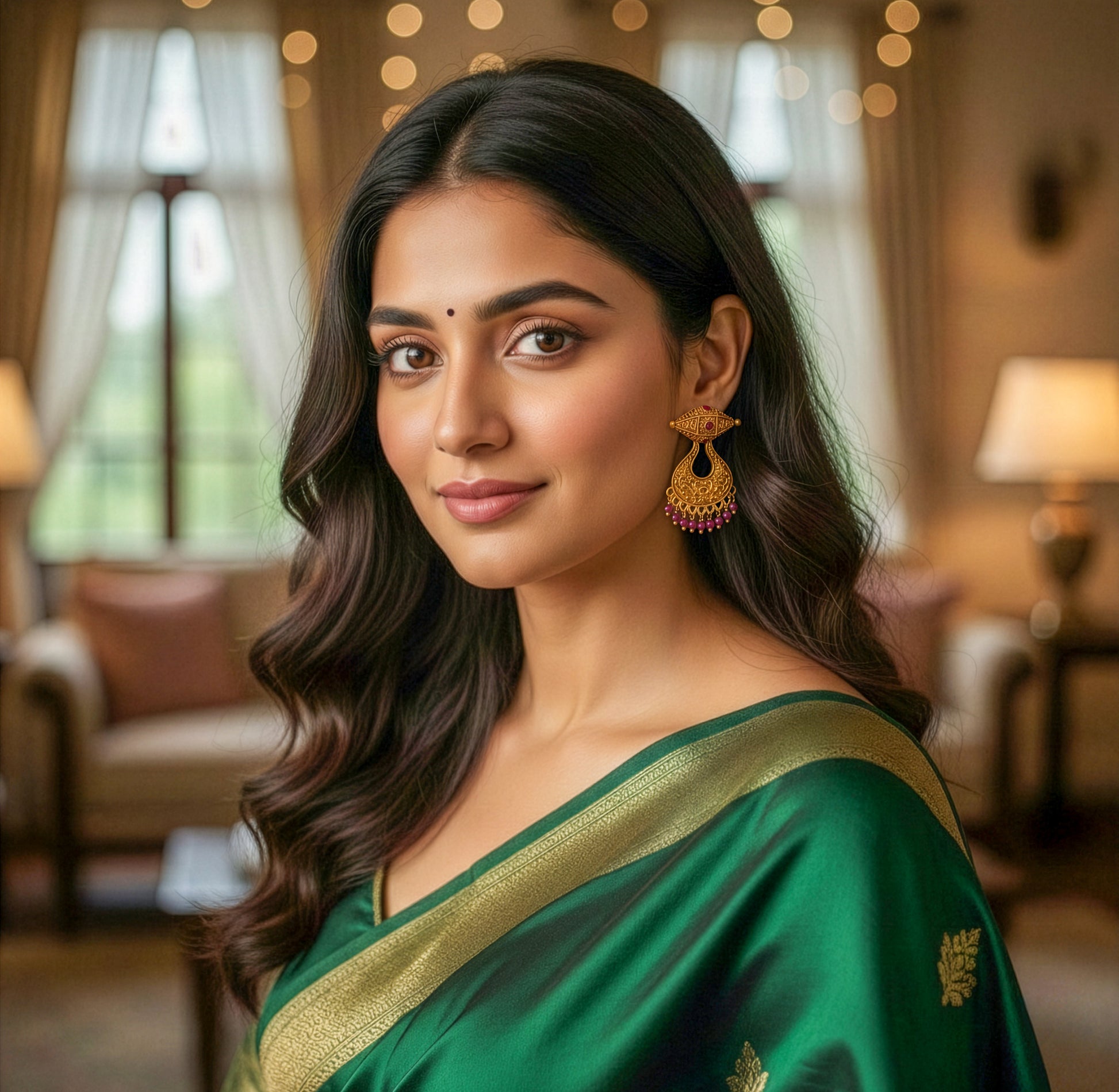 Yellow Chimes lightweight earrings - comfortable for everyday use