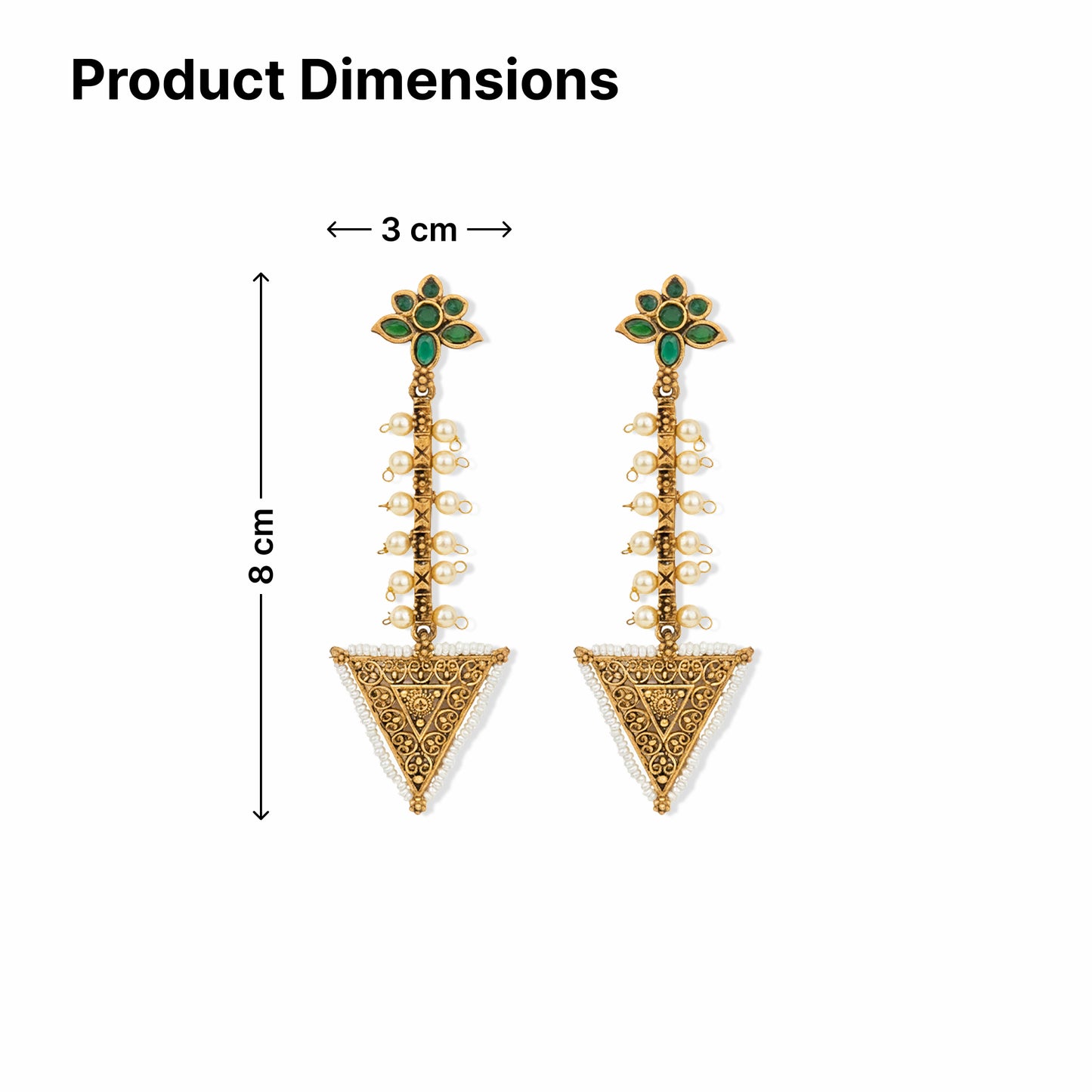 Yellow Chimes drop earrings - elegant evening style