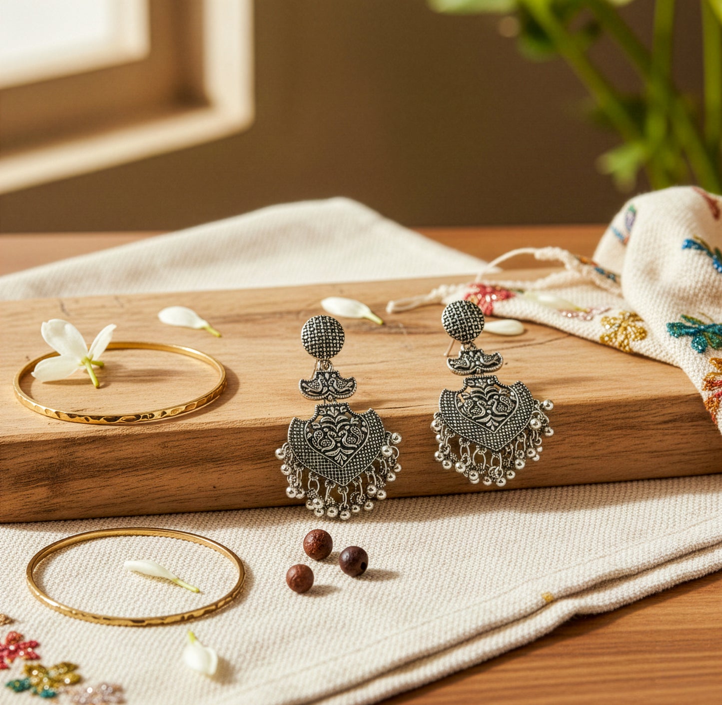 Yellow Chimes Elegant Jhumka - Great gift choice