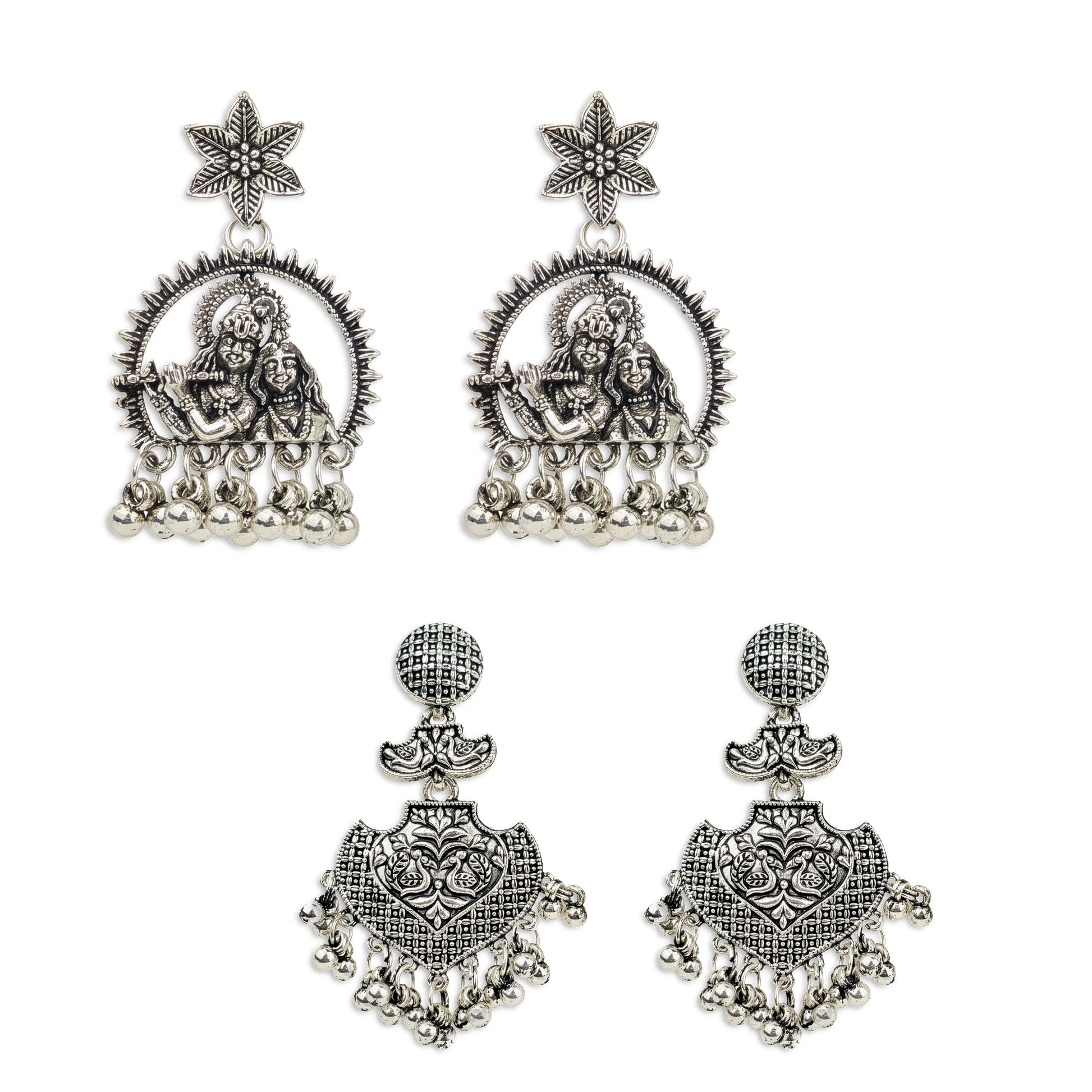 Yellow Chimes Brass Earrings - Comfortable daily wear