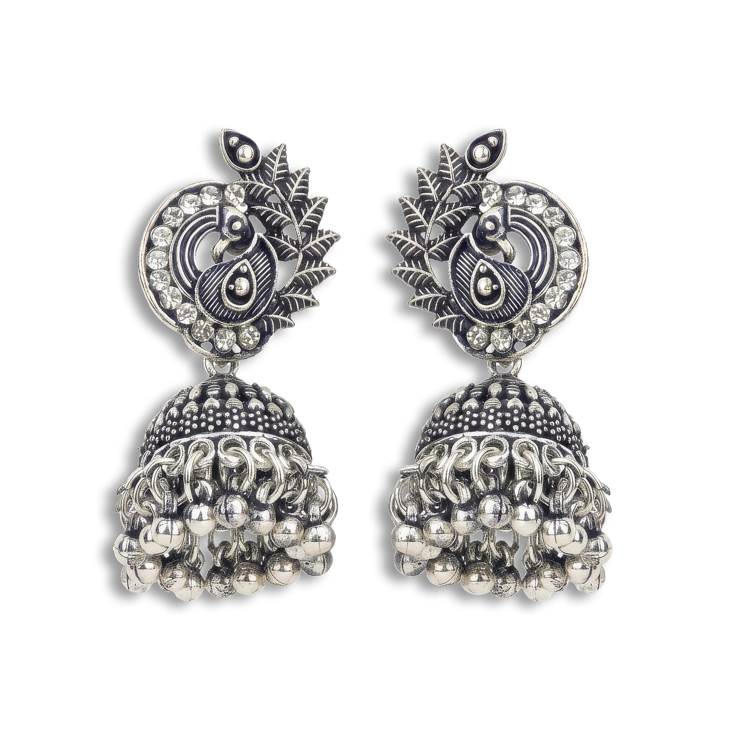 Yellow Chimes elegant jhumka earrings - special occasions