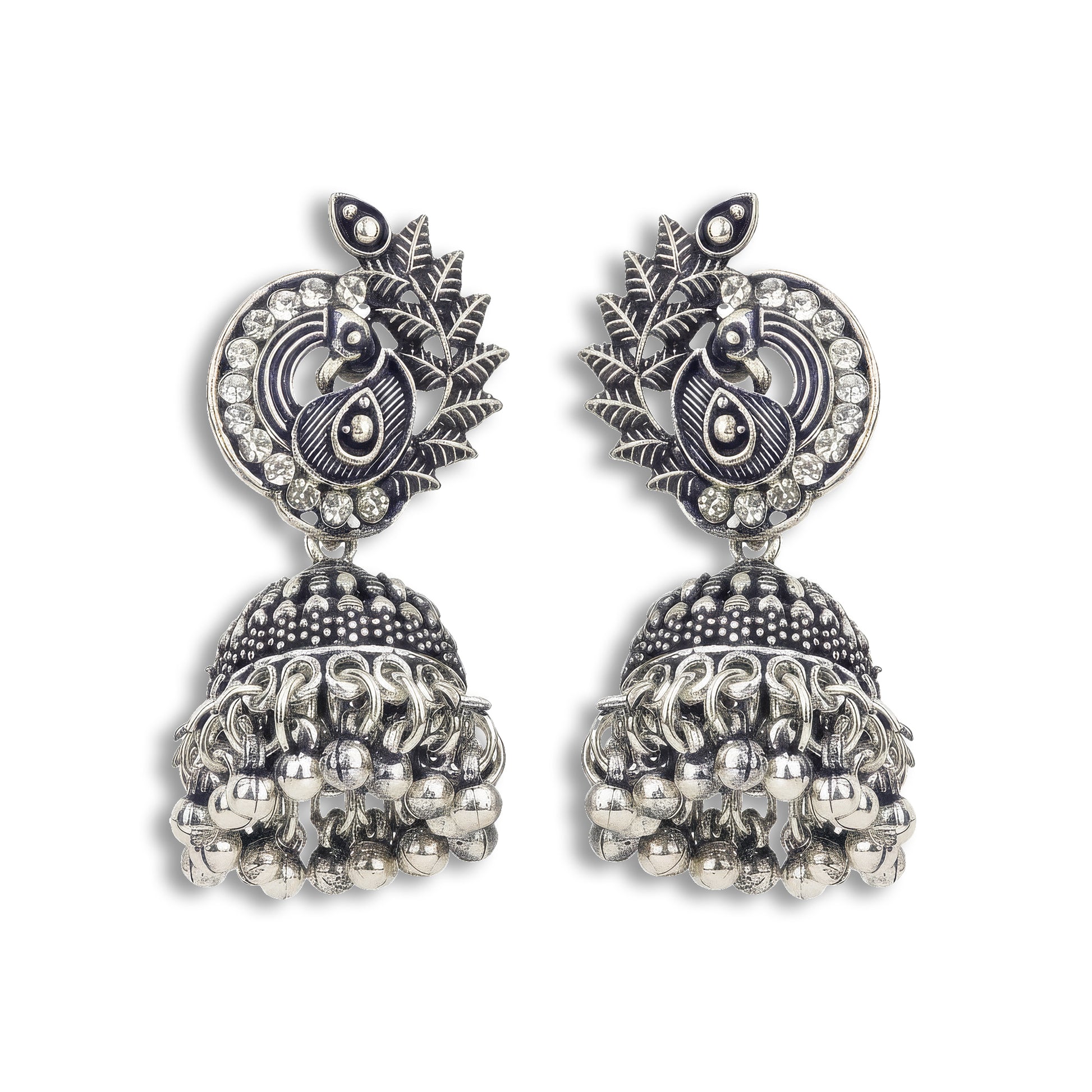 Yellow Chimes elegant jhumka earrings - special occasions