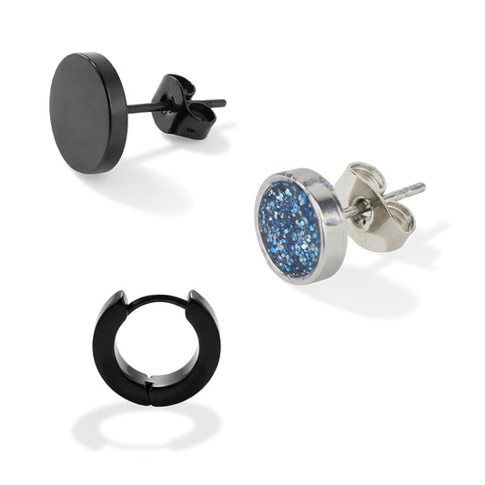 Yellow Chimes Elegant Men's Earrings - Gift-ready packaging available