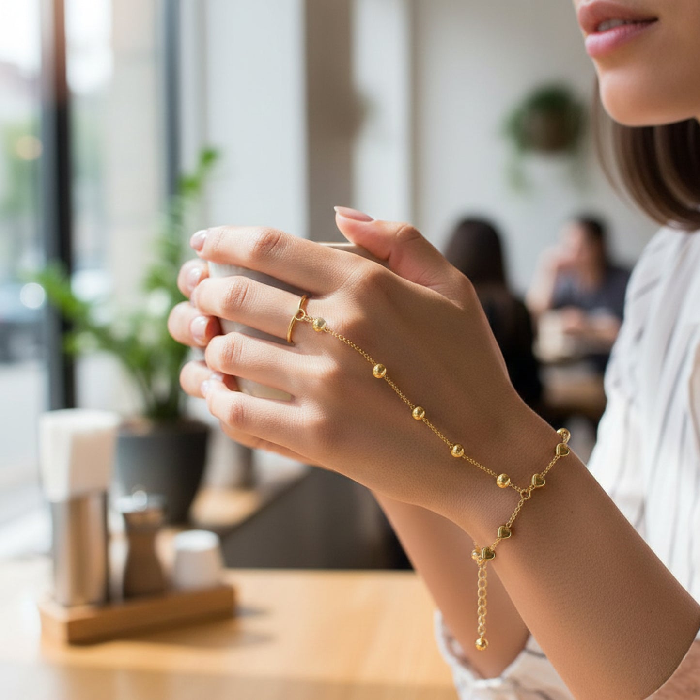 Yellow Chimes elegant rings for women - perfect for office or outings