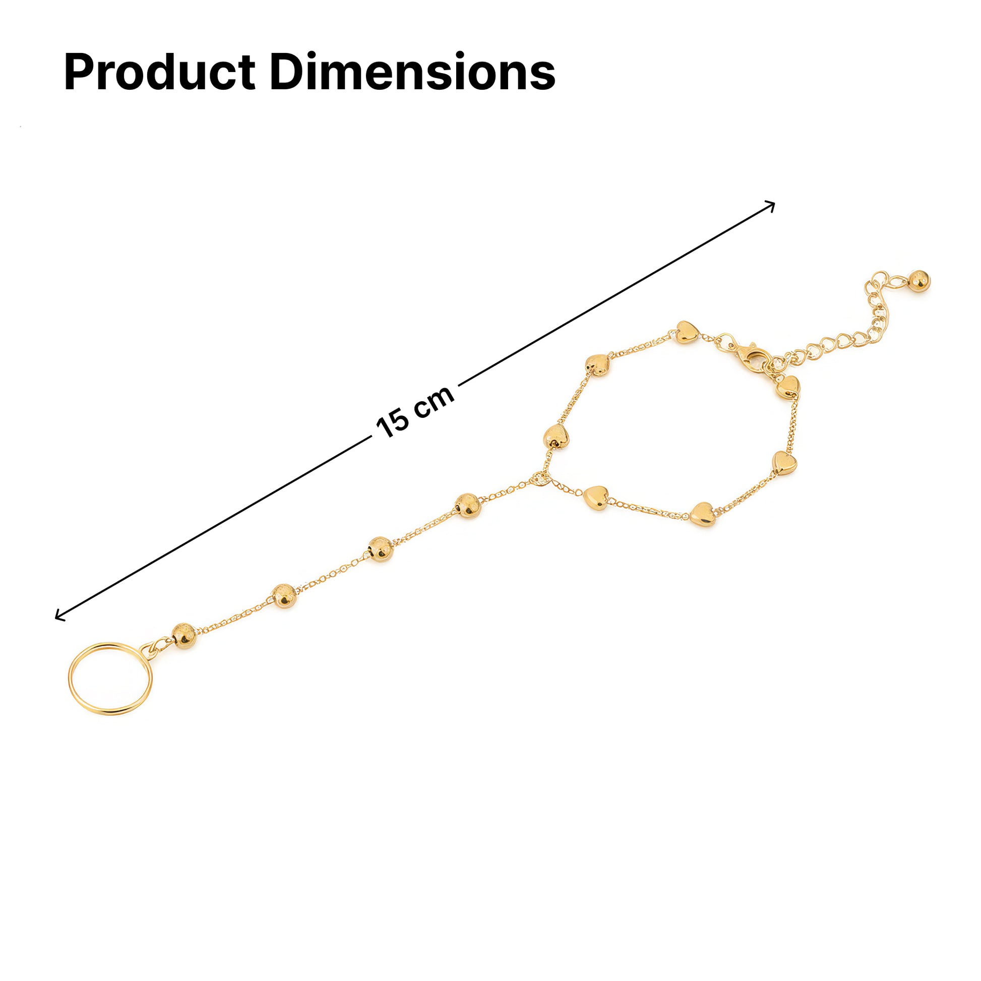 Yellow Chimes gold plated rings - versatile jewelry for women