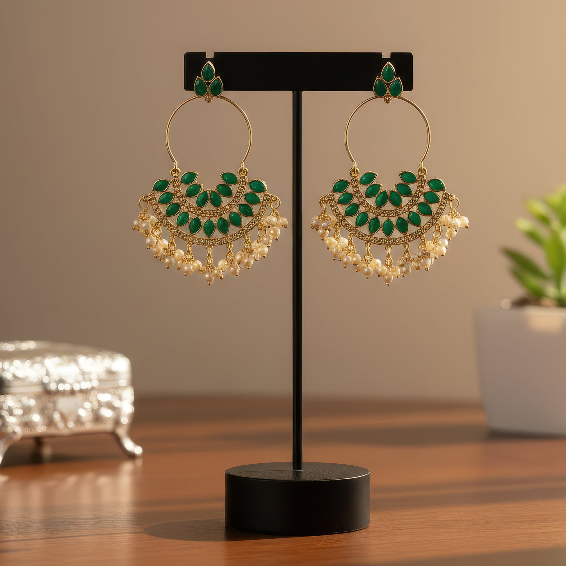 Yellow Chimes Gold Plated Earrings - Elevate your outfit
