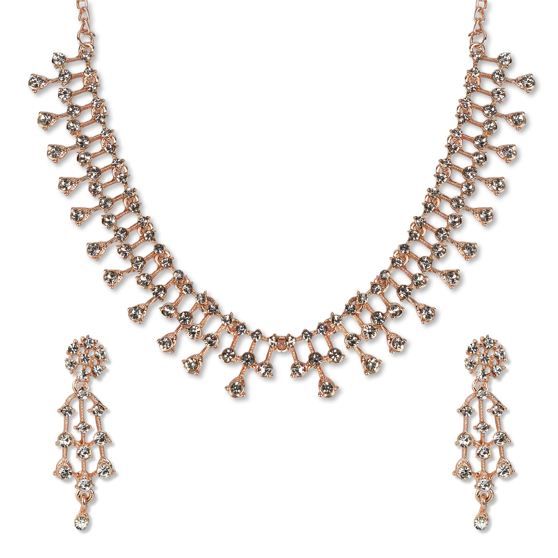 Yellow Chimes elegant necklace - ideal for weddings and celebrations