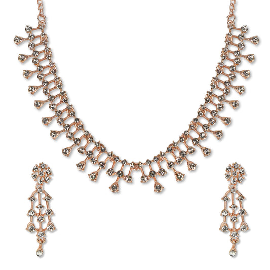 Yellow Chimes elegant necklace - ideal for weddings and celebrations