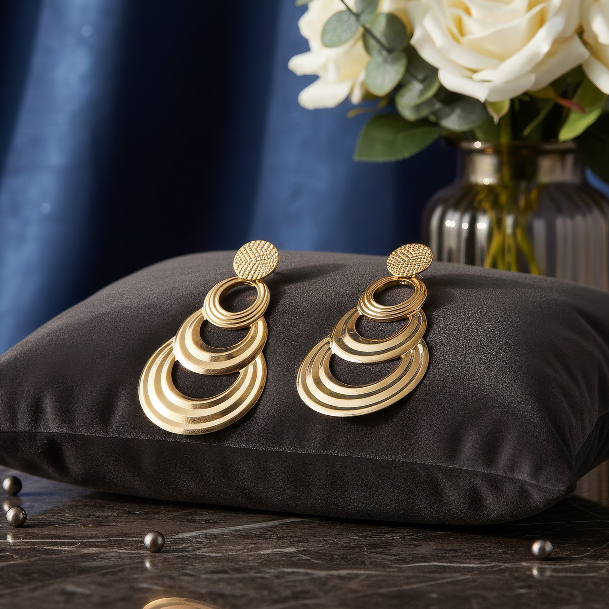 Yellow Chimes lightweight drop earrings - Comfort for all day wear