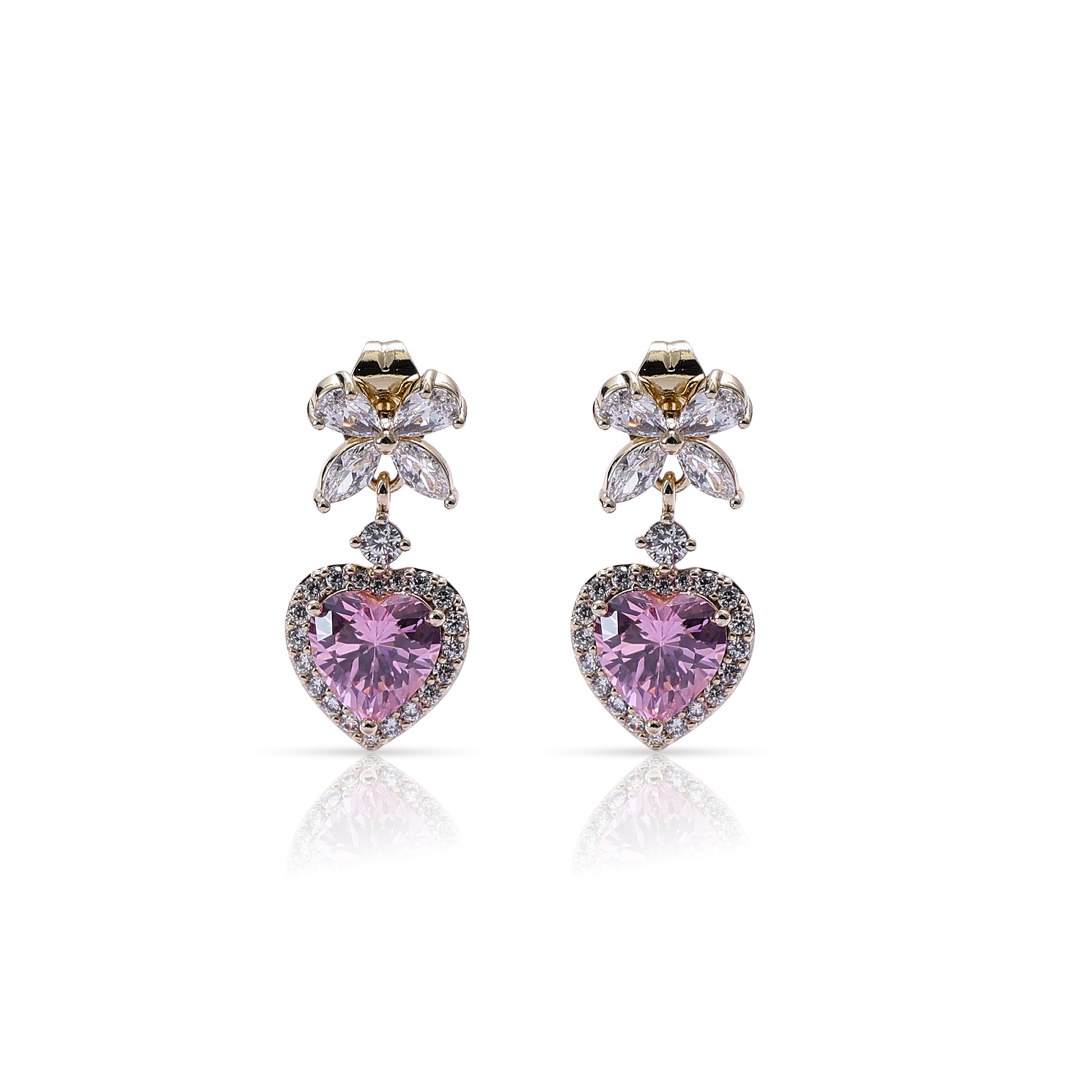 Yellow Chimes fashionable butterfly earrings - Romantic jewelry piece