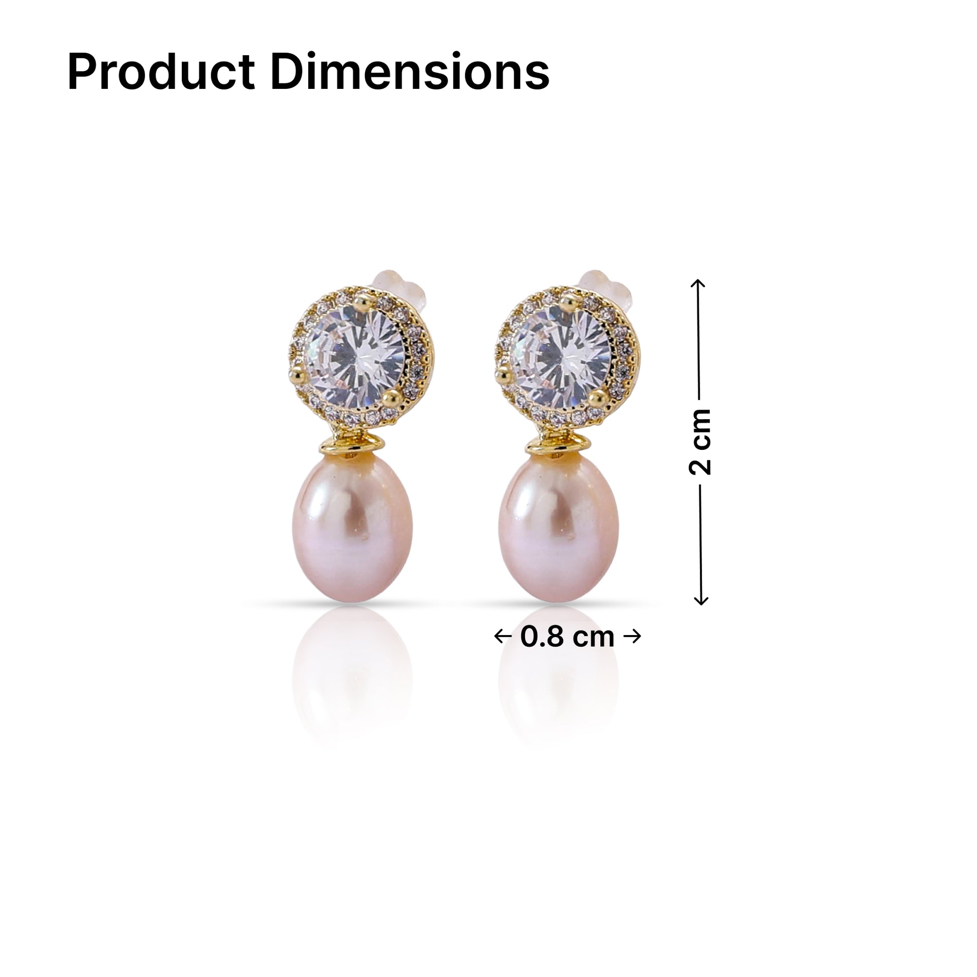 Yellow Chimes gold plated earrings - Fashion accessory for women