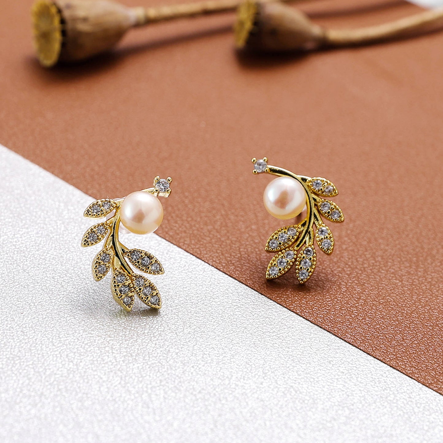Yellow Chimes gold plated earrings - Wedding jewellery for women