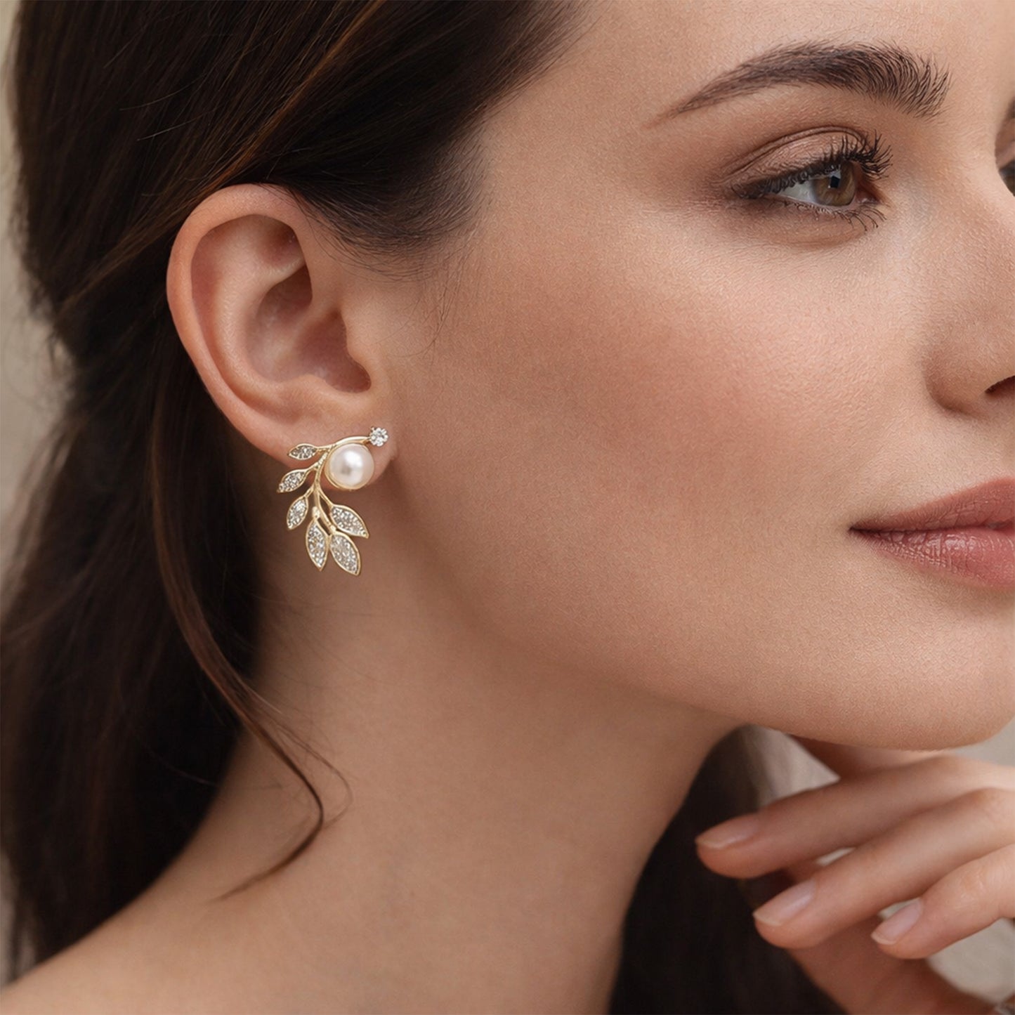 Yellow Chimes dangle earrings - Lightweight evening wear