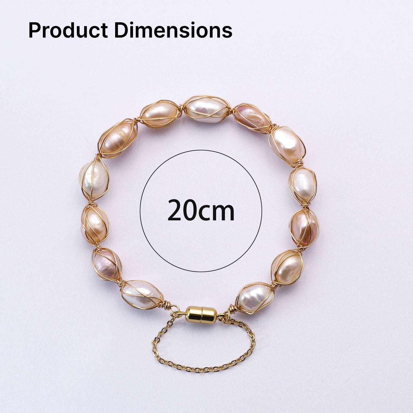 Yellow Chimes gold plated bracelet - minimalist jewellery for women