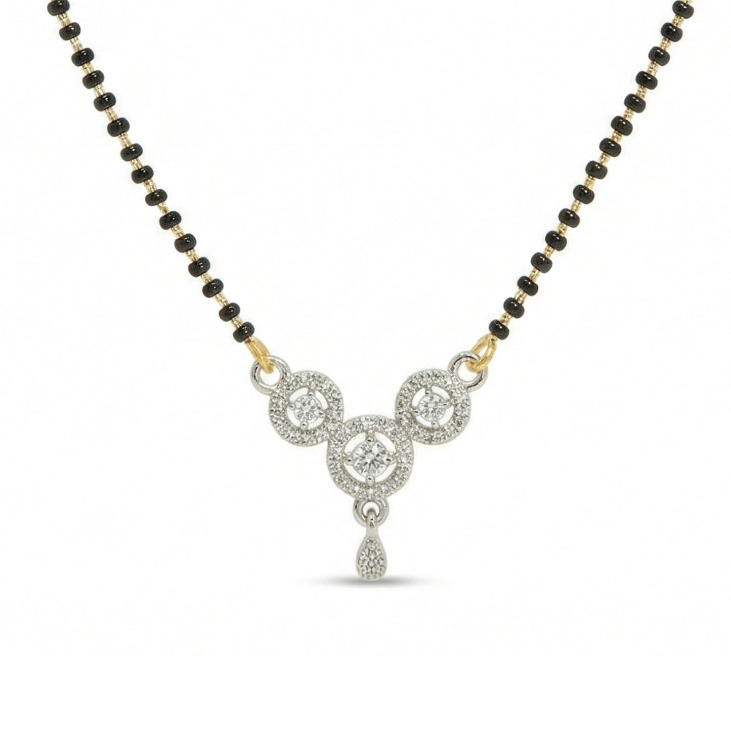 Yellow Chimes elegant gold tone necklace - Fashion statement