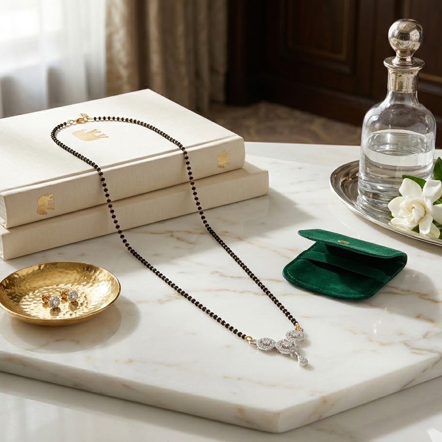 Yellow Chimes trendy mangalsutra - Festive occasions