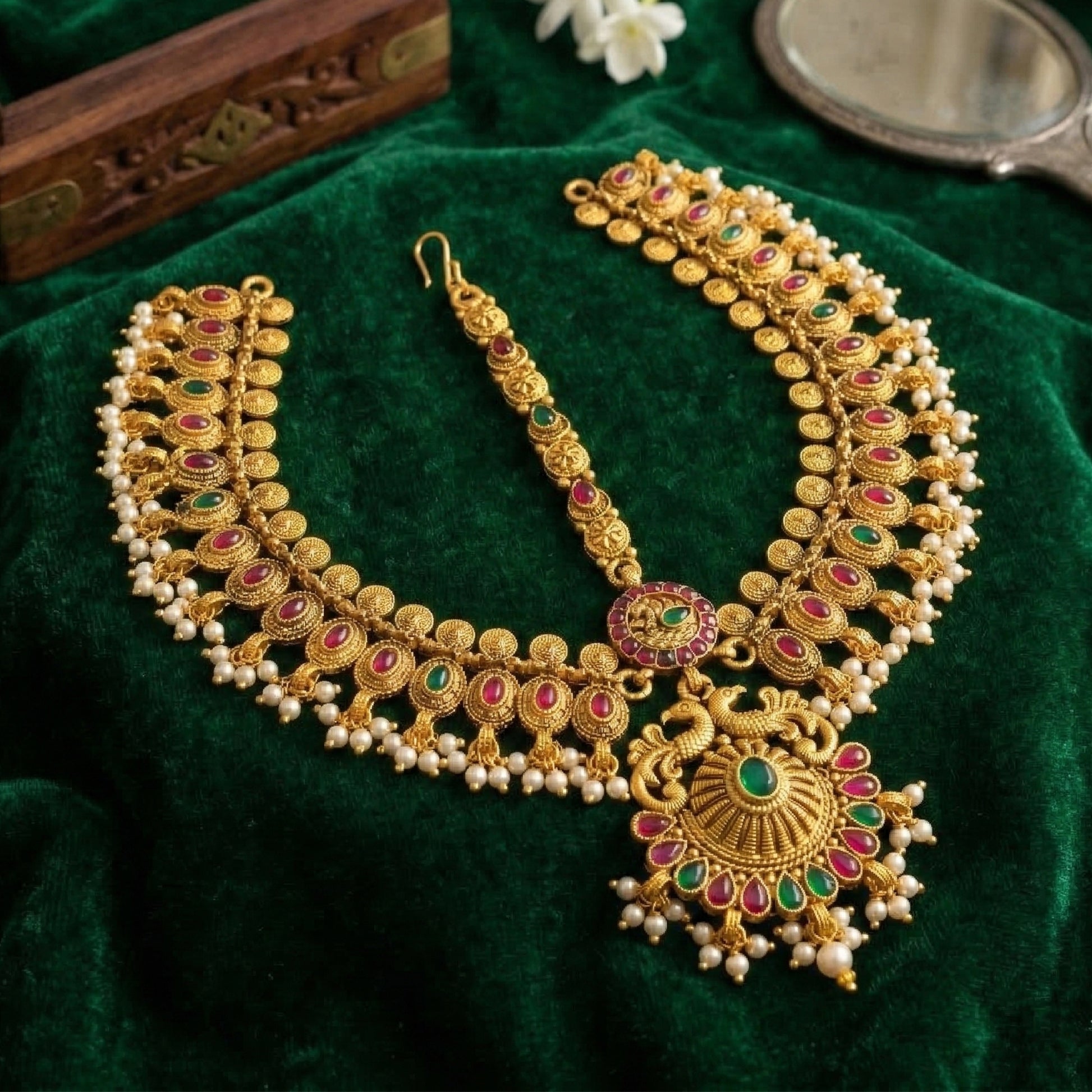 Yellow Chimes bridal hair pin - comfortable and stylish