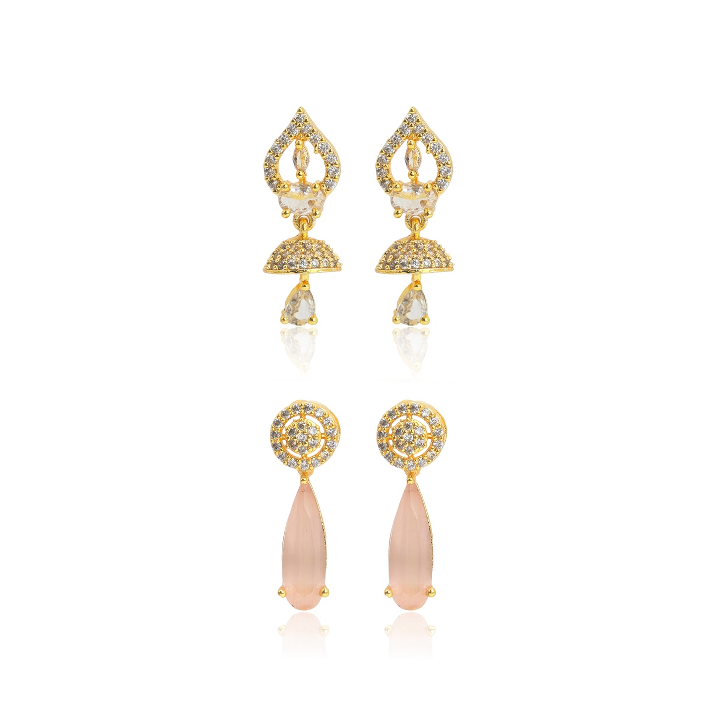 Yellow Chimes silver plated earrings - comfortable daily wear