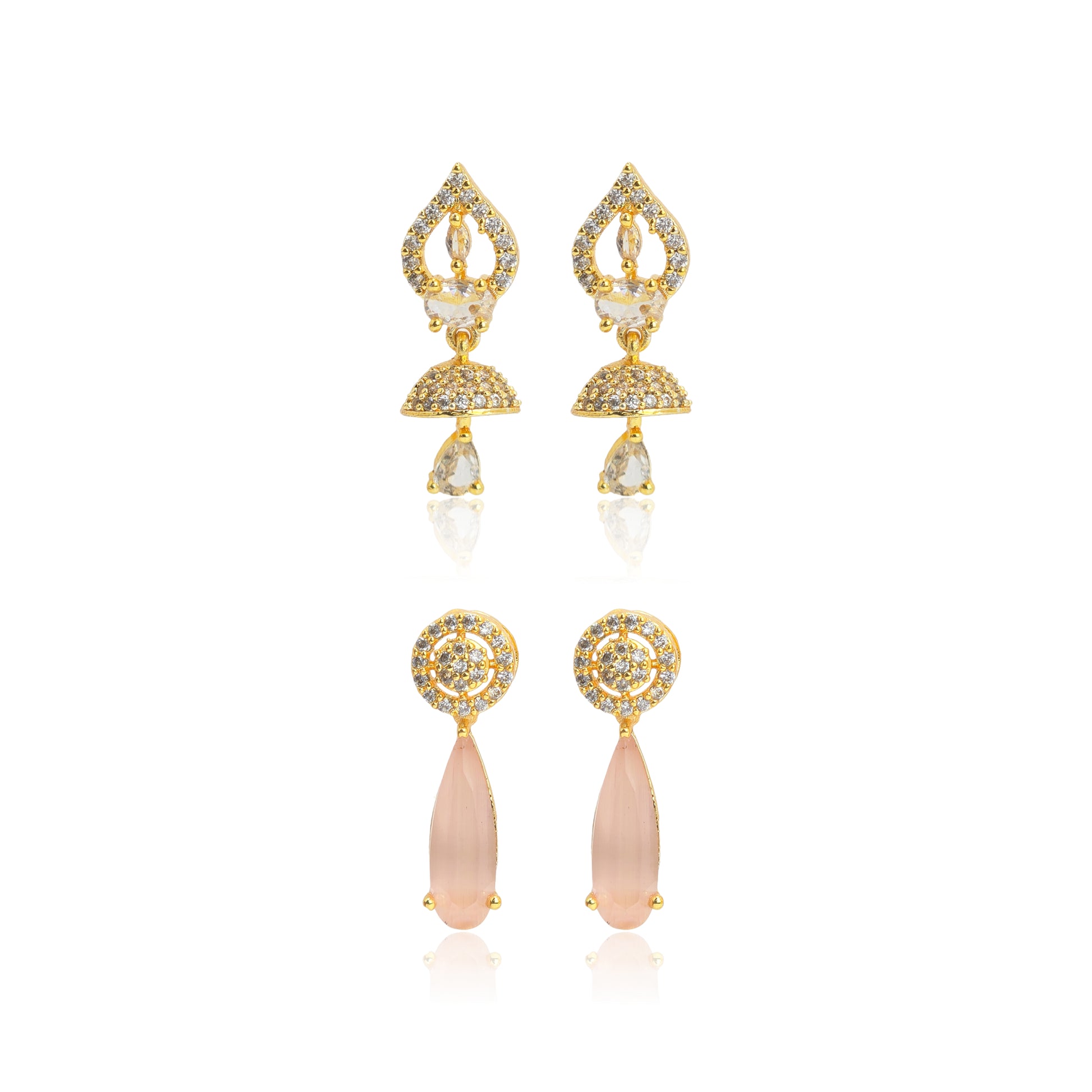 Yellow Chimes silver plated earrings - comfortable daily wear