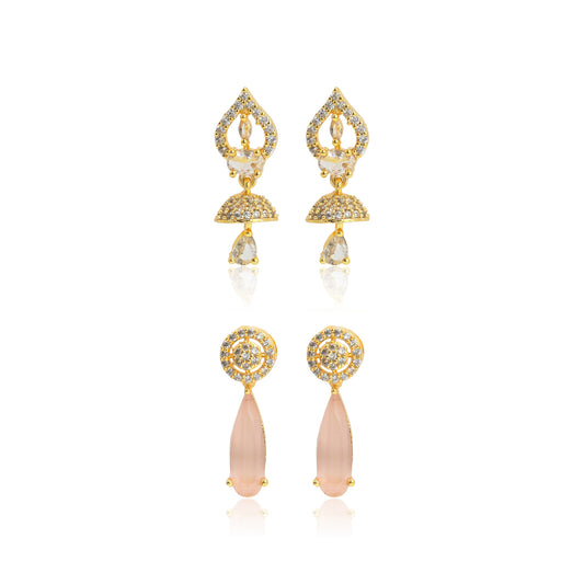 Yellow Chimes silver plated earrings - comfortable daily wear