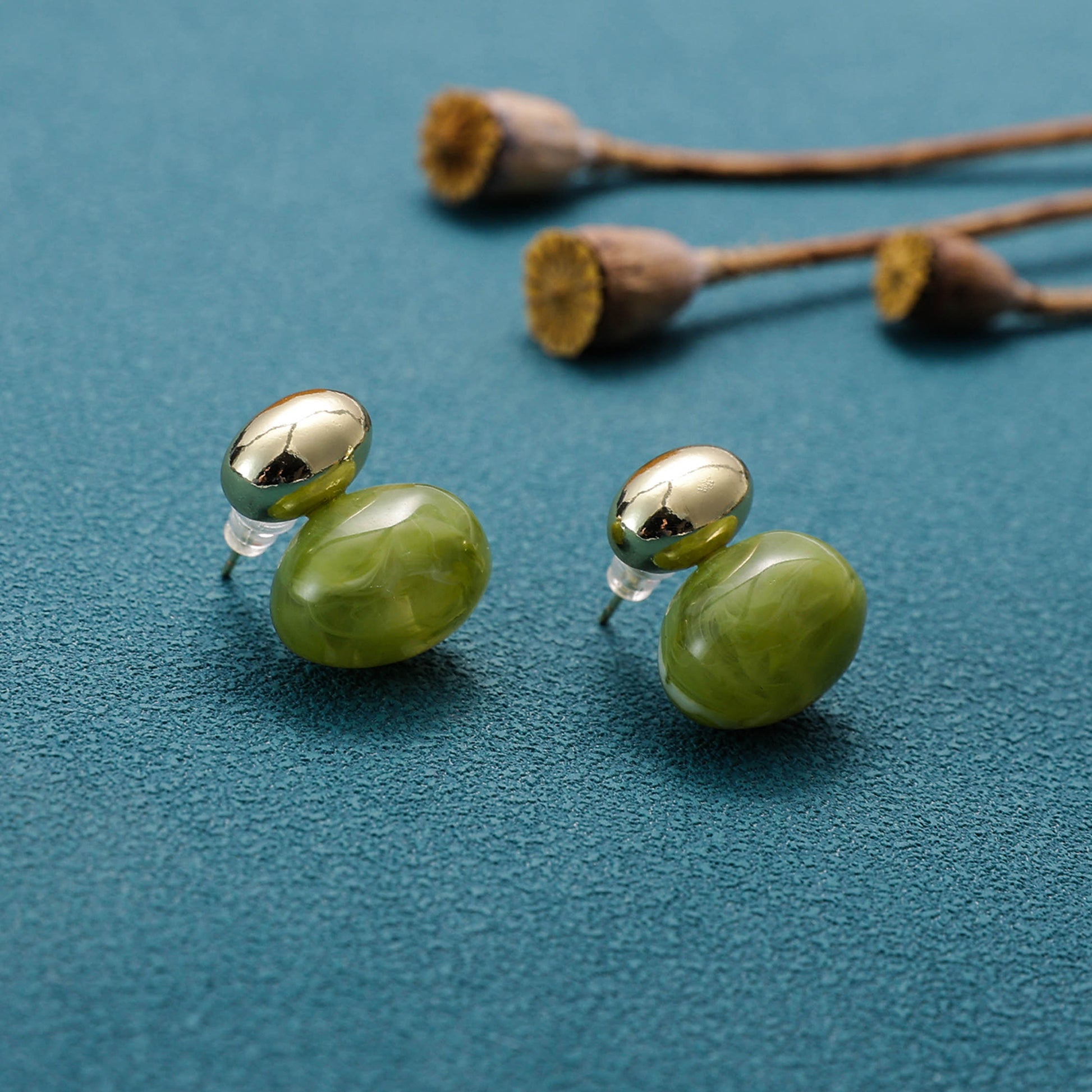 Yellow Chimes modern earrings - versatile fashion jewelry