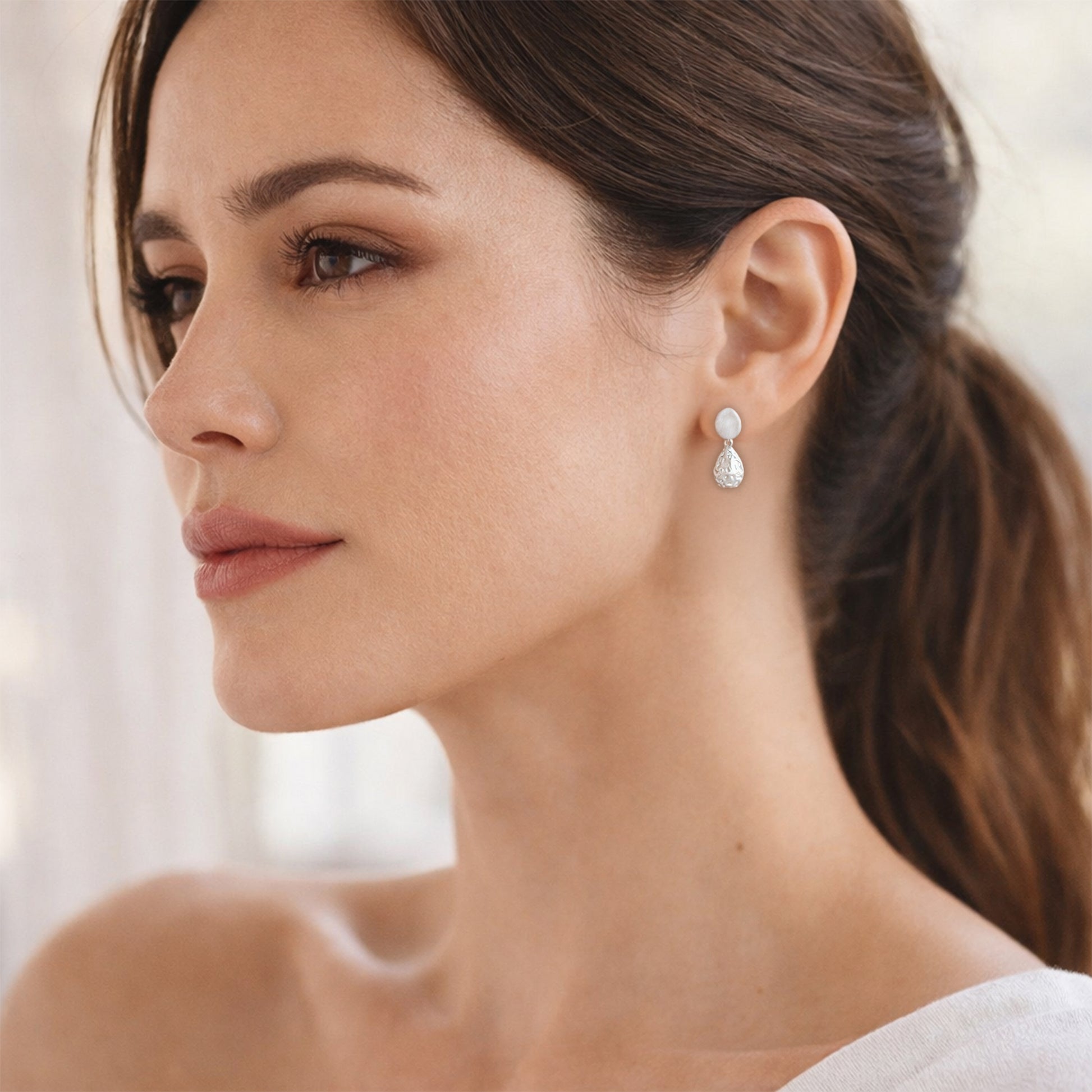 Yellow Chimes minimalist earrings - enhance your evening style