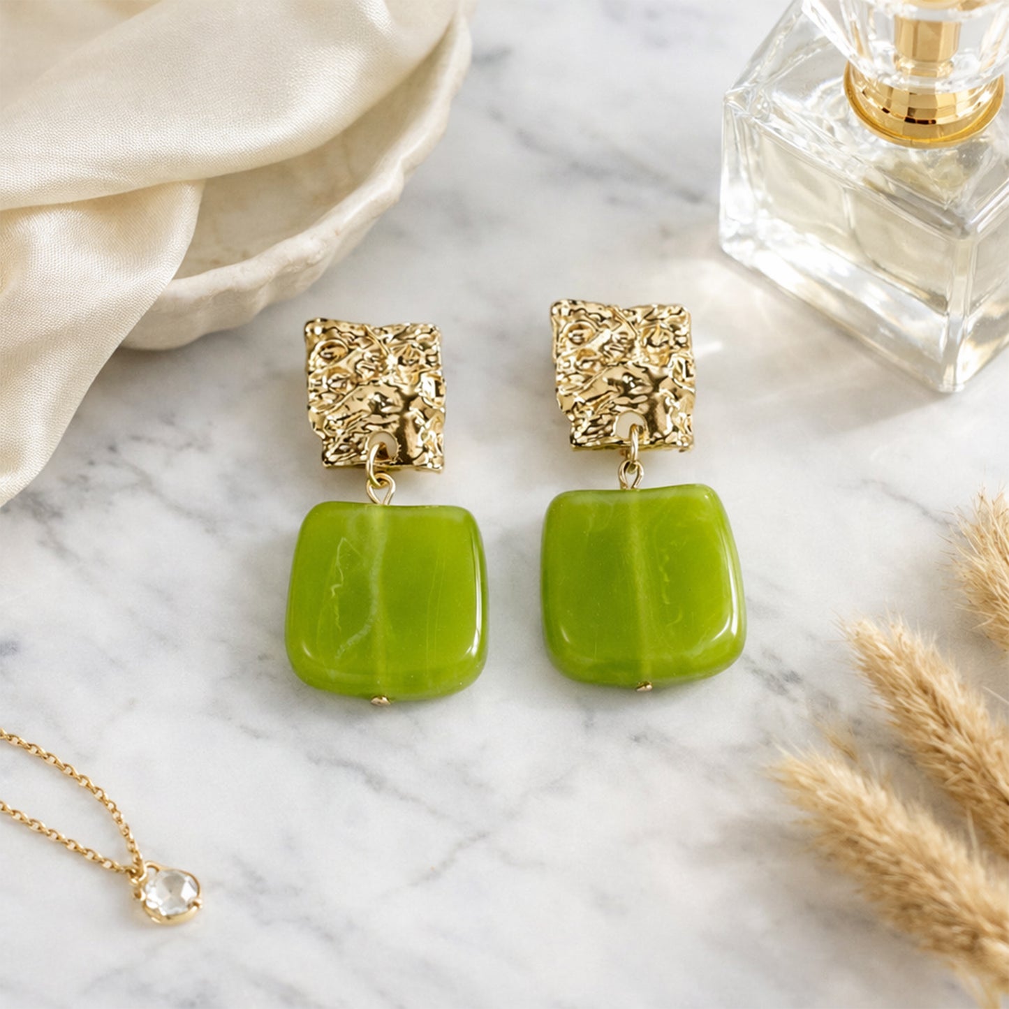 Yellow Chimes elegant fashion earrings - Women's jewelry