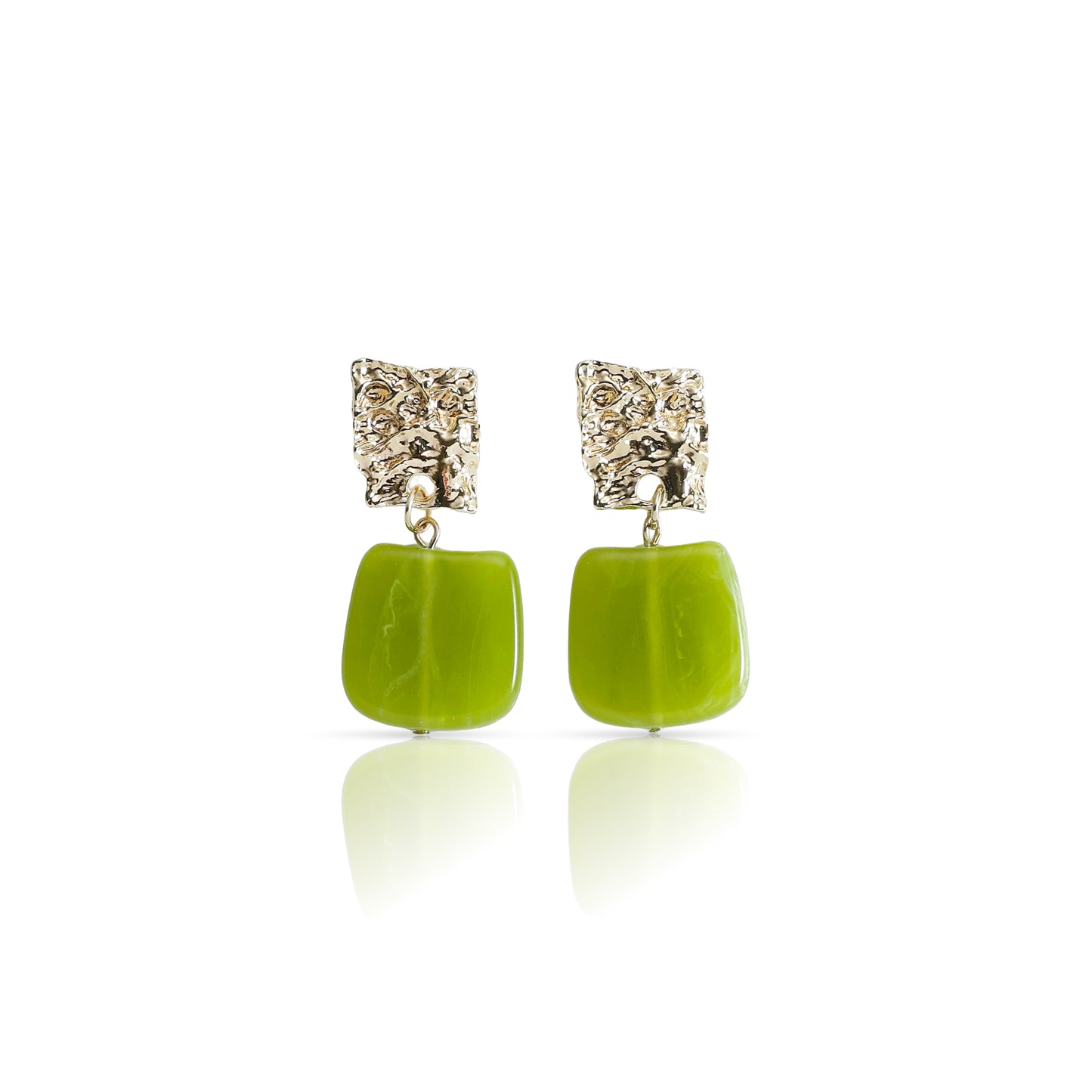 Yellow Chimes gold earrings - Perfect for special occasions