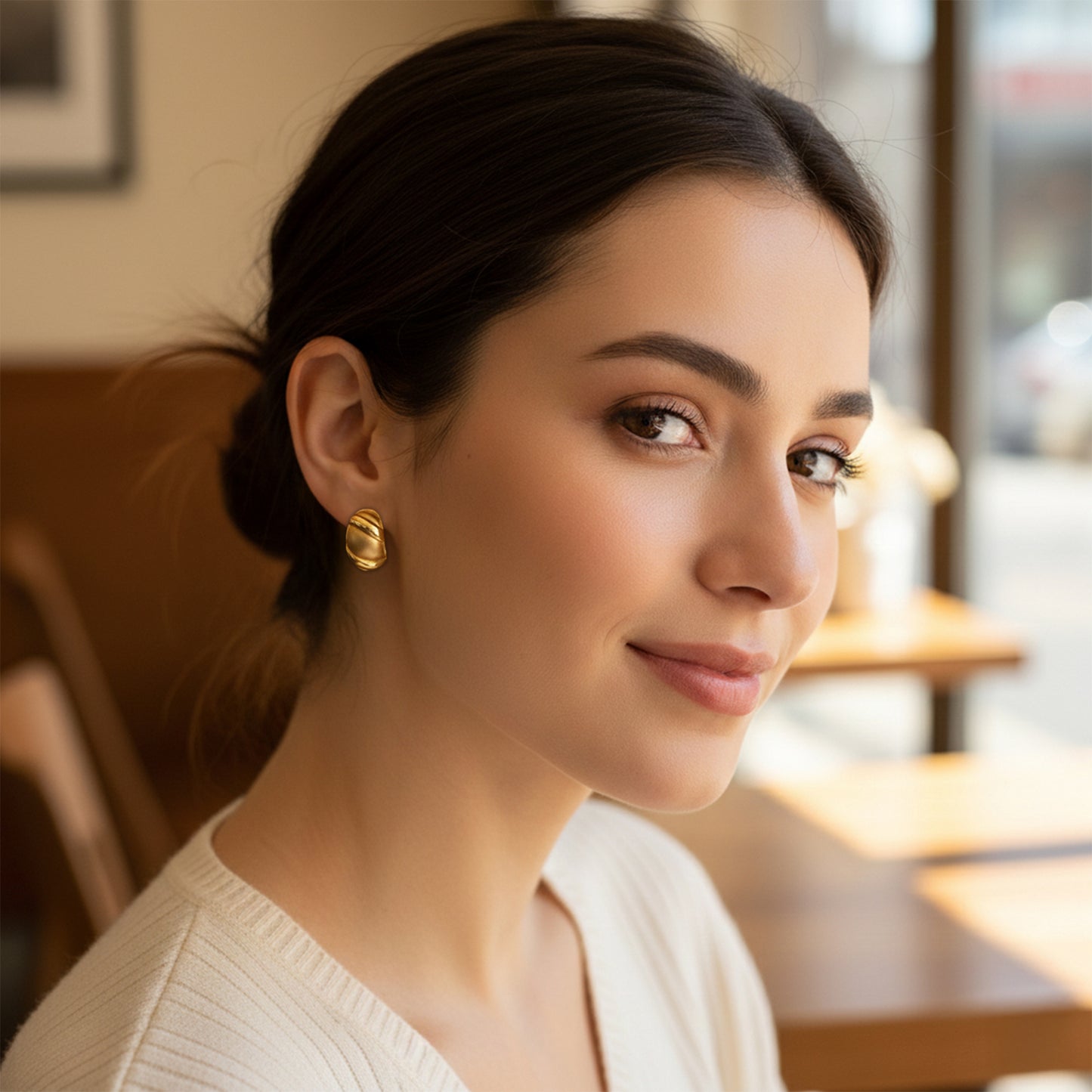 Yellow Chimes lightweight earrings - comfort for daily use