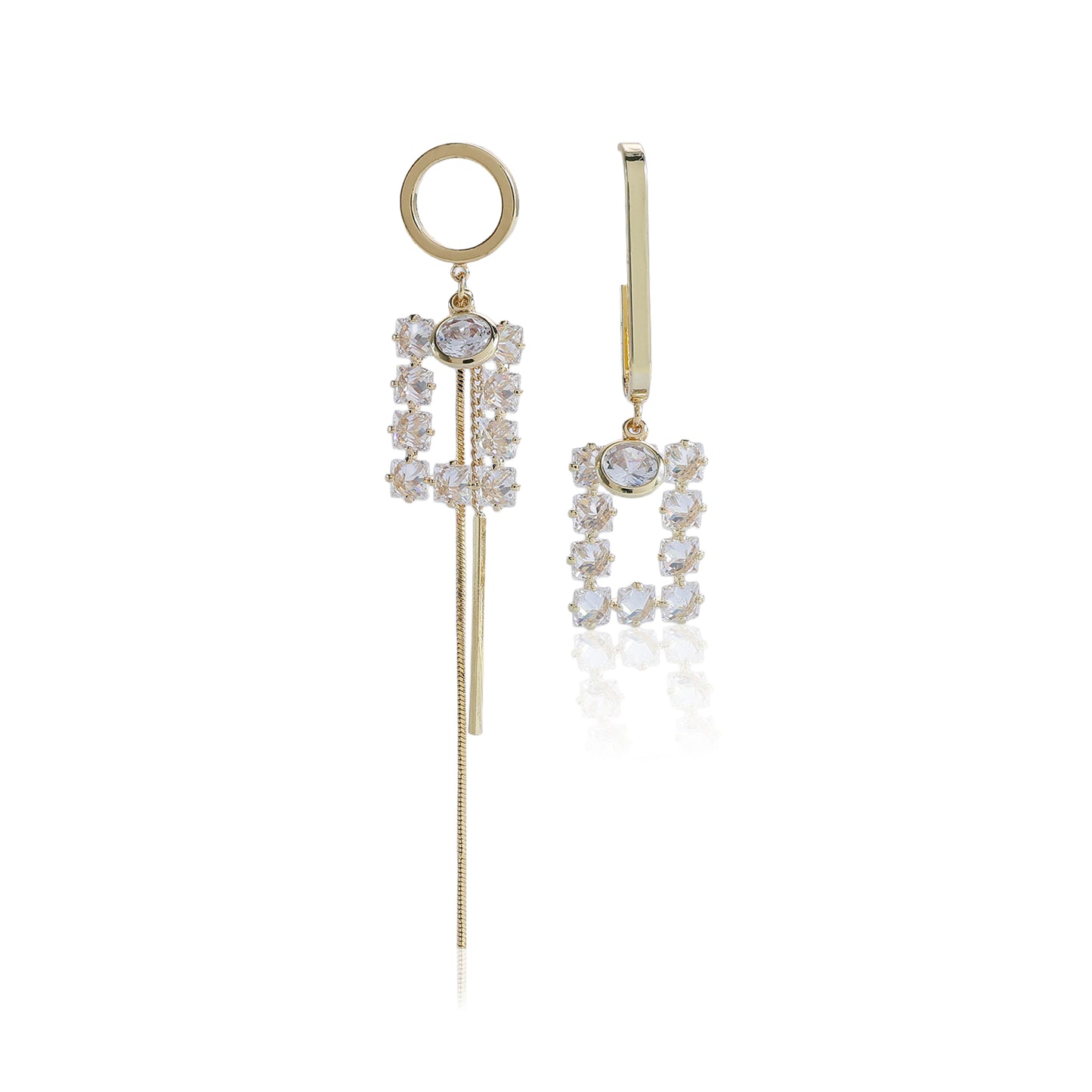 Yellow Chimes long chain earrings - versatile occasion wear