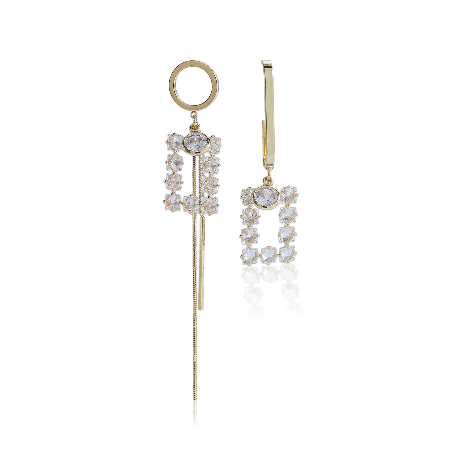 Yellow Chimes long chain earrings - versatile occasion wear