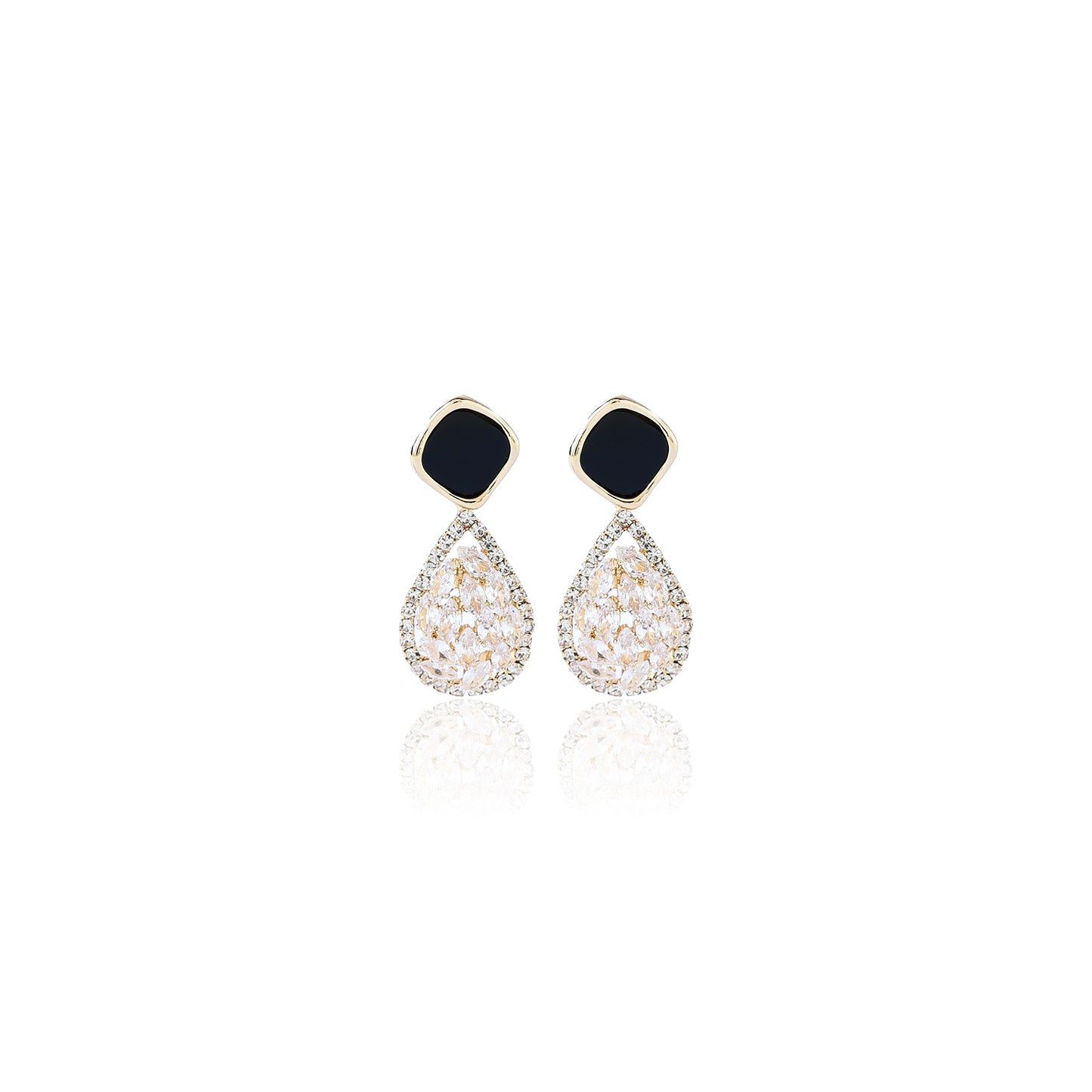 Yellow Chimes premium gold plated earrings - Festive celebration