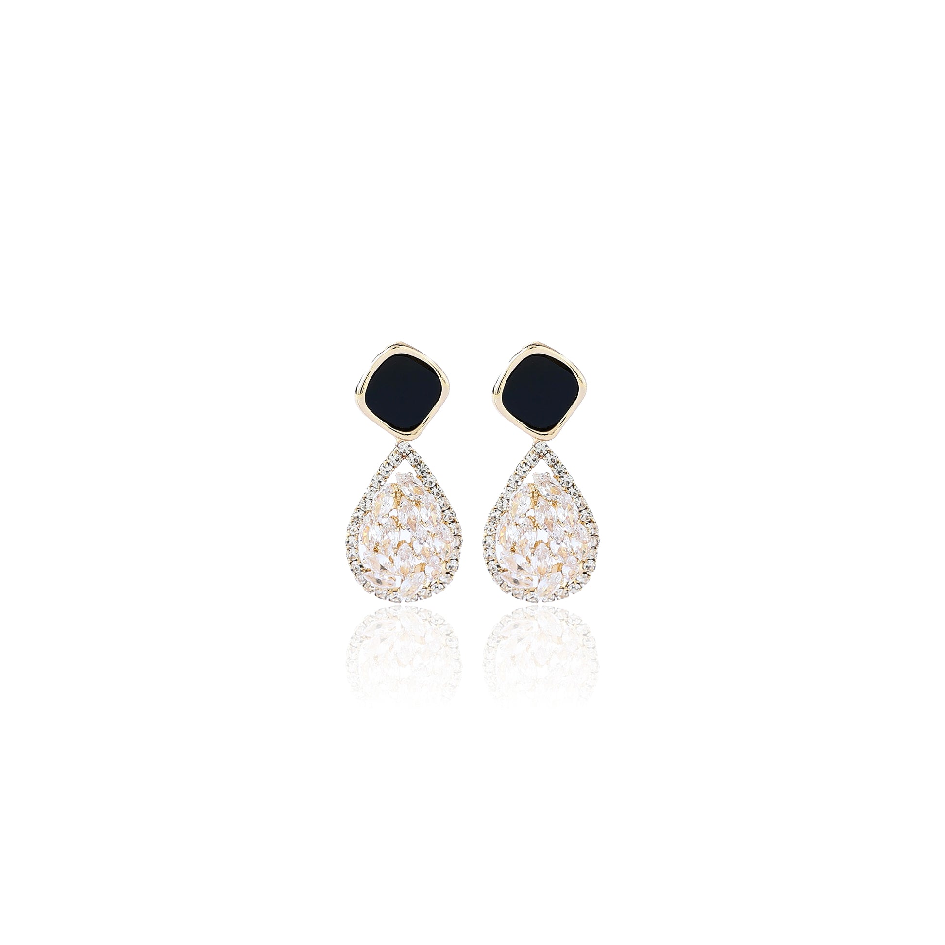 Yellow Chimes premium gold plated earrings - Festive celebration