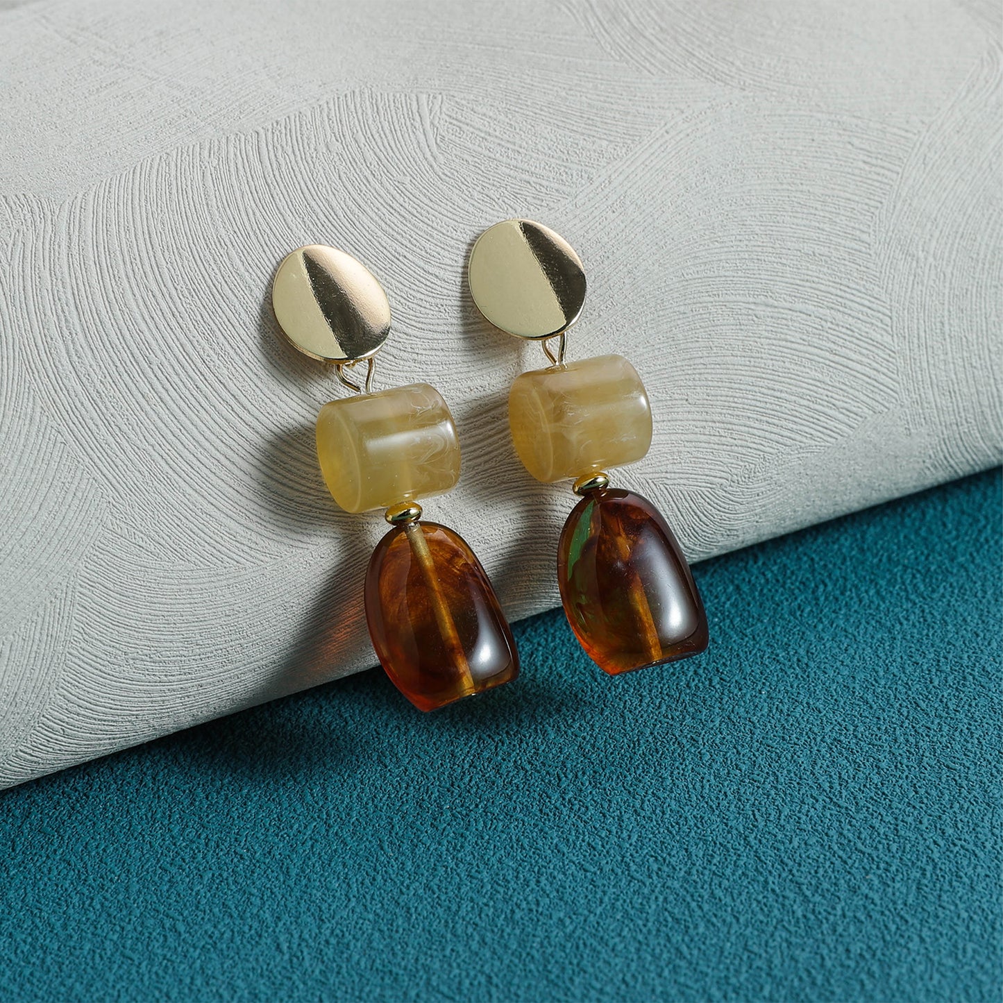 Yellow Chimes Lightweight Dangle Earrings - Stylish festive accessory