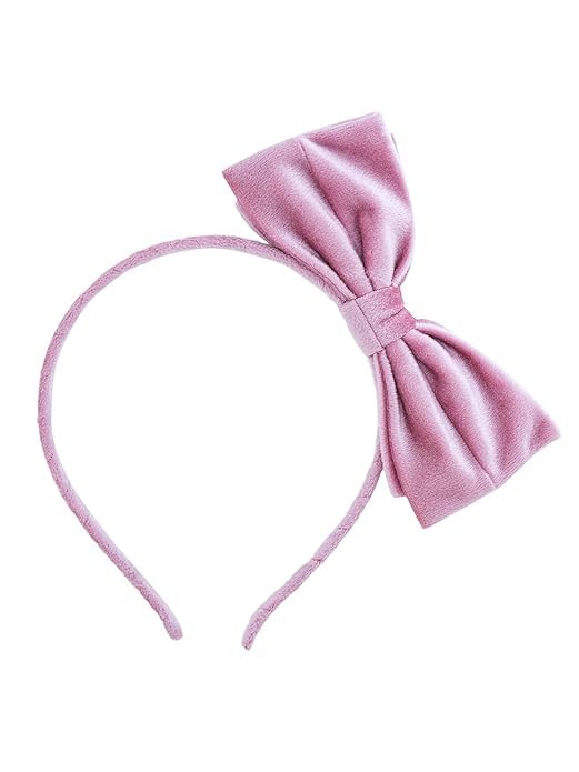 Melbees by Yellow Chimes Hair Bands for Kids Pink Bow Hairbands Headbands for Girls Head Bands Hair Accessories for Girls and Kids