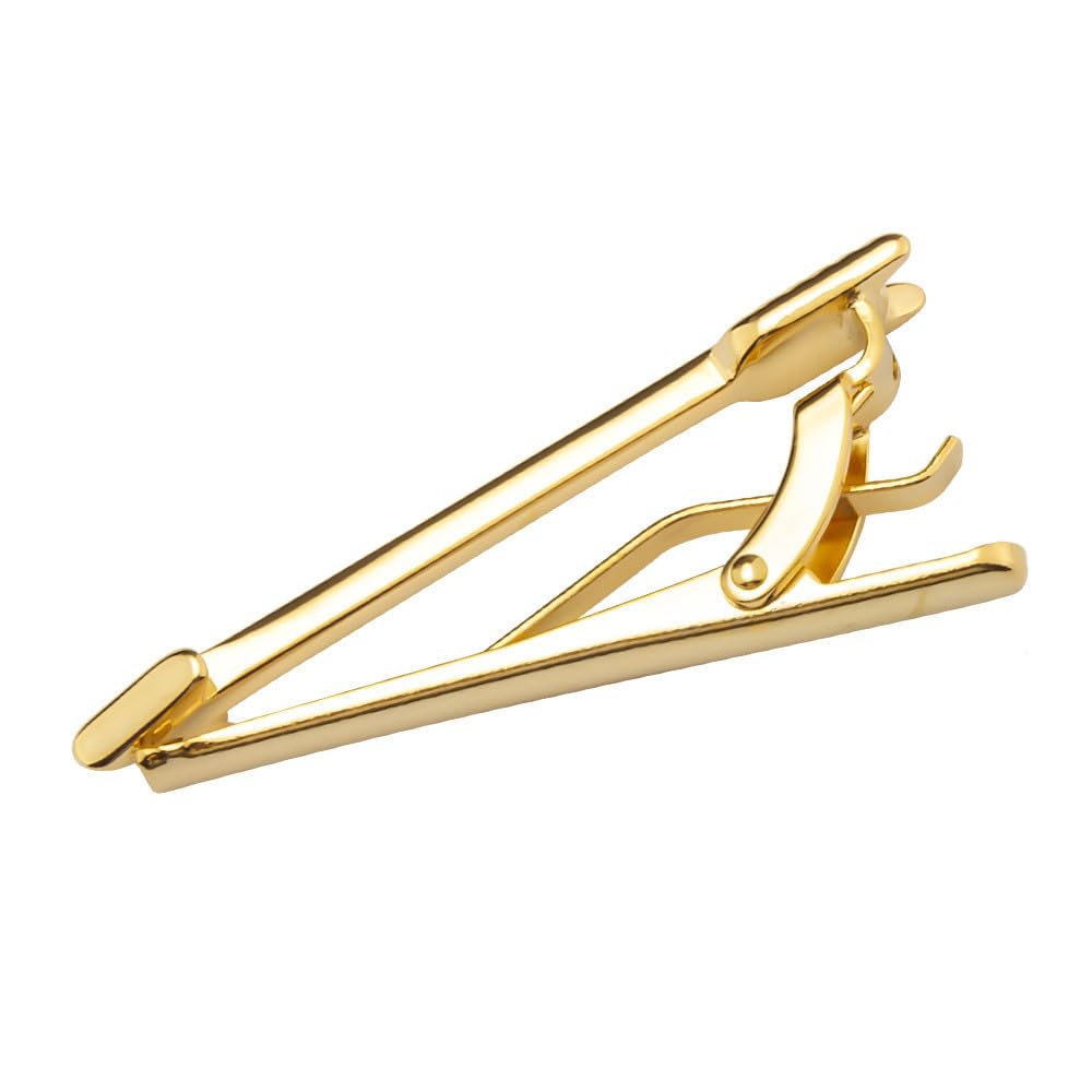 Yellow Chimes Tie Pin for Mens and Boys Stainless Steel Gold Toned Arrow Designed Tie Pin for Mens and Boys