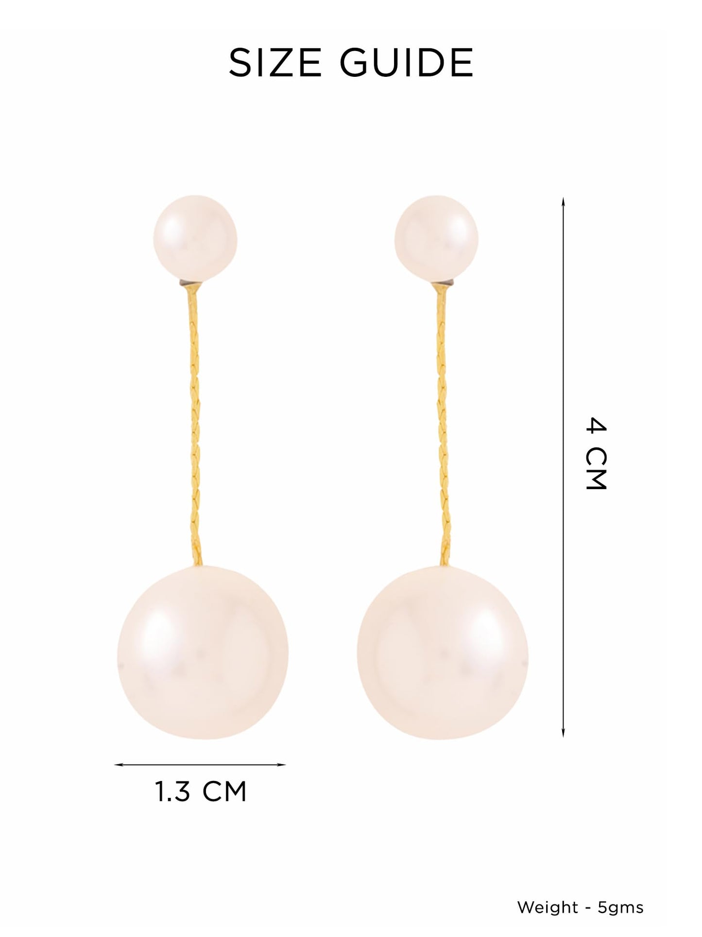 Yellow Chimes Pearl Drop Earrings For Women | Fashion Women Earrings | Gold Toned White Pearls Earrings For Girls | Birthday Gift for Girls Anniversary Gift for Women