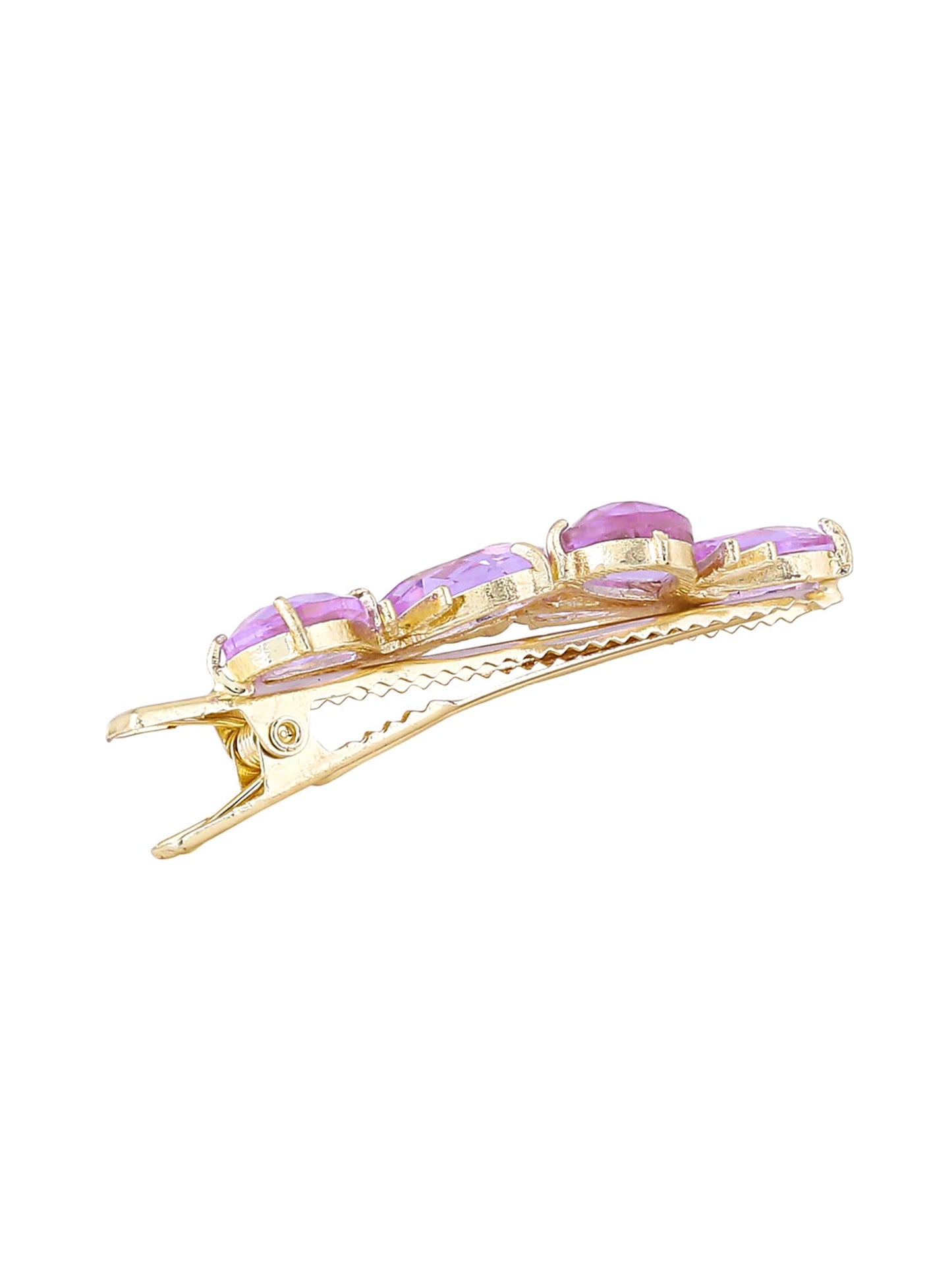 Yellow Chimes Hair Clips for Women Girls Hair Accessories for Women Purple Crystal Hair Clip Butterfly Hair Clips for Girls Hairclips Alligator Clips for Hair Pins for Women and Girls Gift for Women