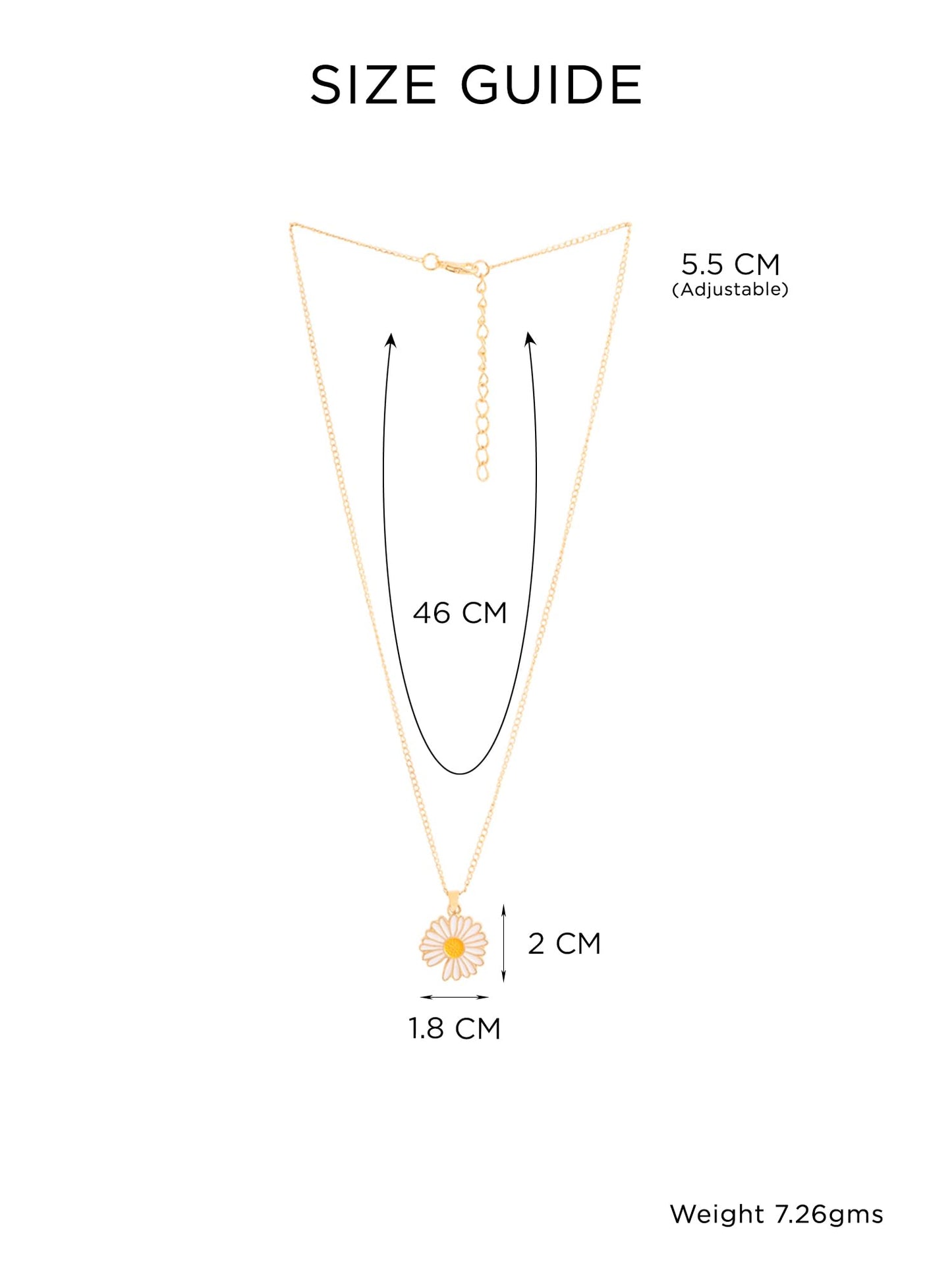 Yellow Chimes Pendant Necklace for Women | Fashion Golden Flower & Bee Pendant for Girls | Chain Necklace Combo of 2 Pcs Neck Chains for Girls | Birthday Gift for Girls