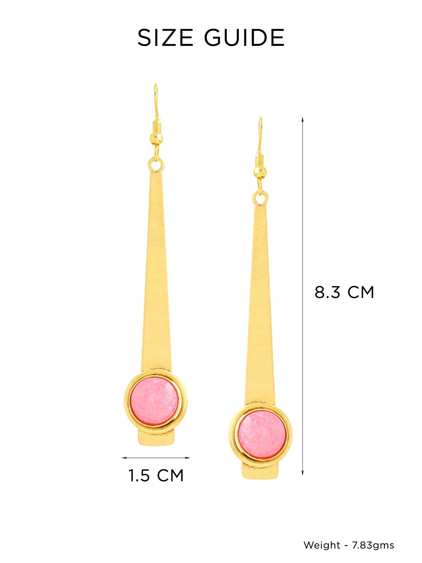 Yellow Chimes Dangler Earrings for Women | Fashion Golden Women Earrings | Gold Plated Long Dangler Earrings for Girls | Birthday Gift for Girls Anniversary Gift for Women