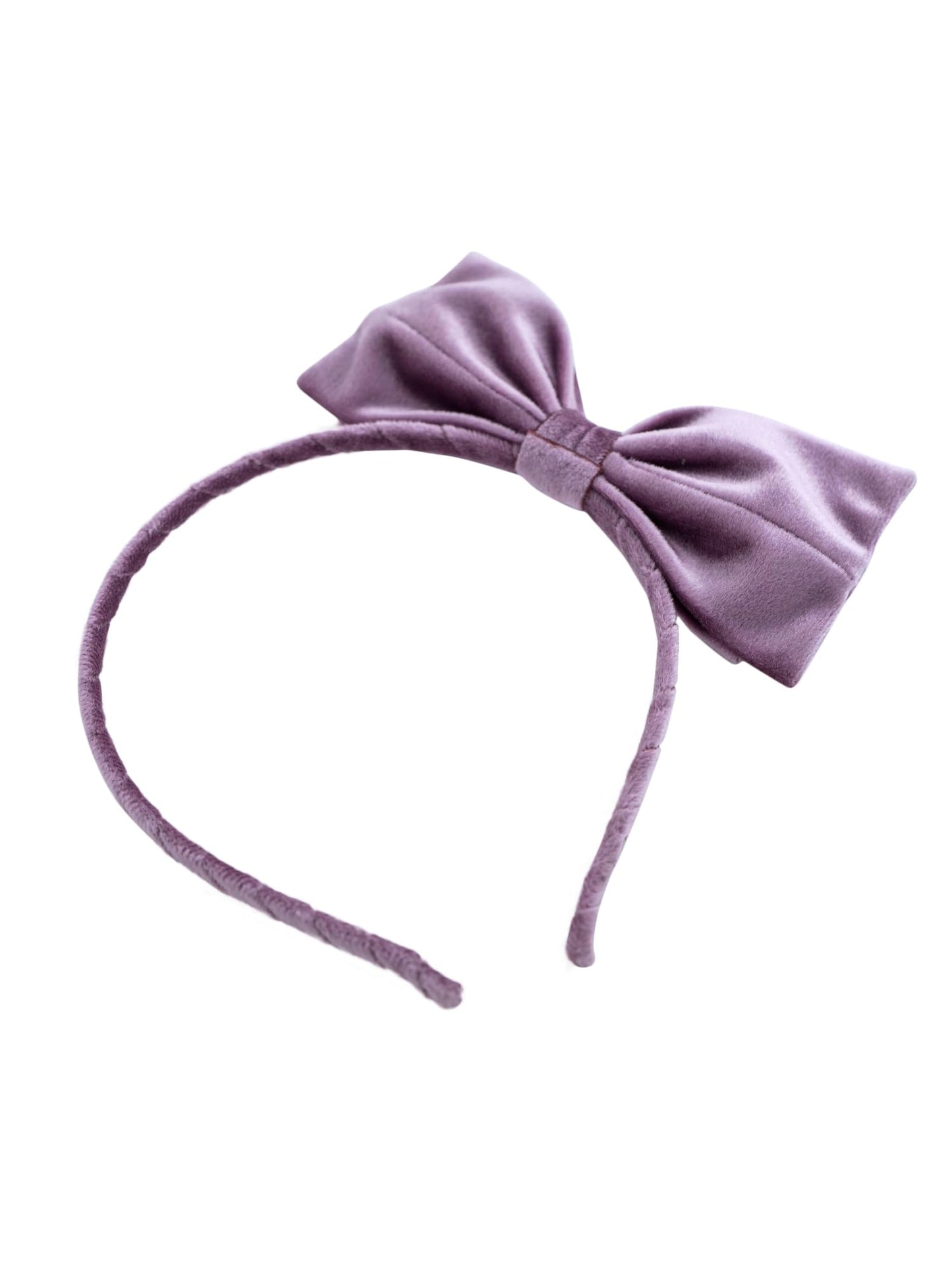 Melbees by Yellow Chimes Hair Bands for Kids Purple Bow Hairbands Headbands for Girls Head Bands Hair Accessories for Girls and Kids