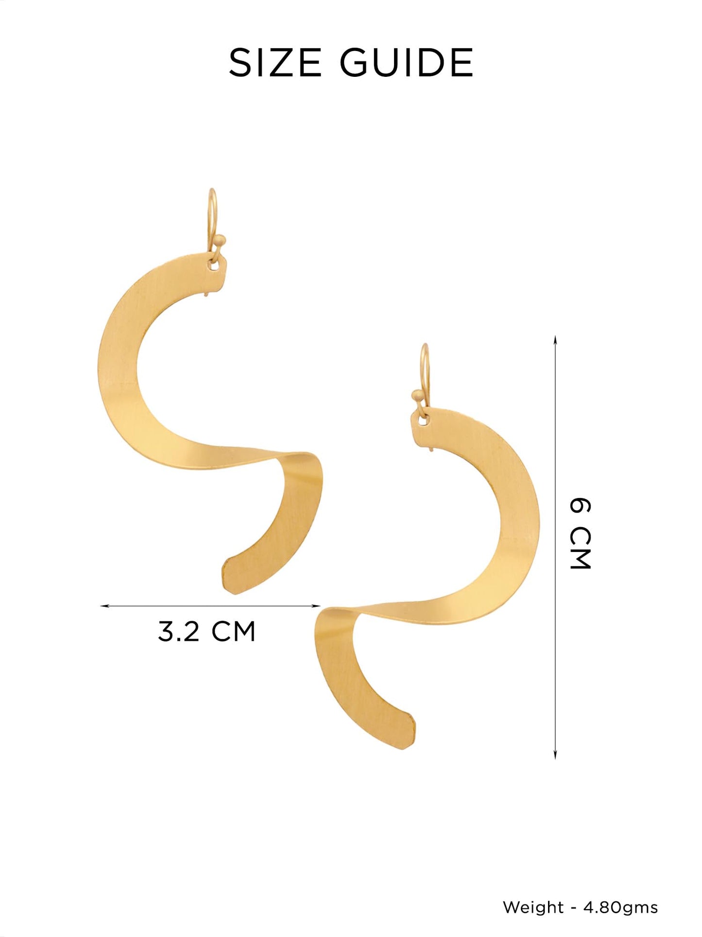 Yellow Chimes Drop Earrings For Women | Fashion Golden Women Earrings | Gold Plated Twisted Drop Earrings For Girls | Birthday Gift for Girls Anniversary Gift for Women