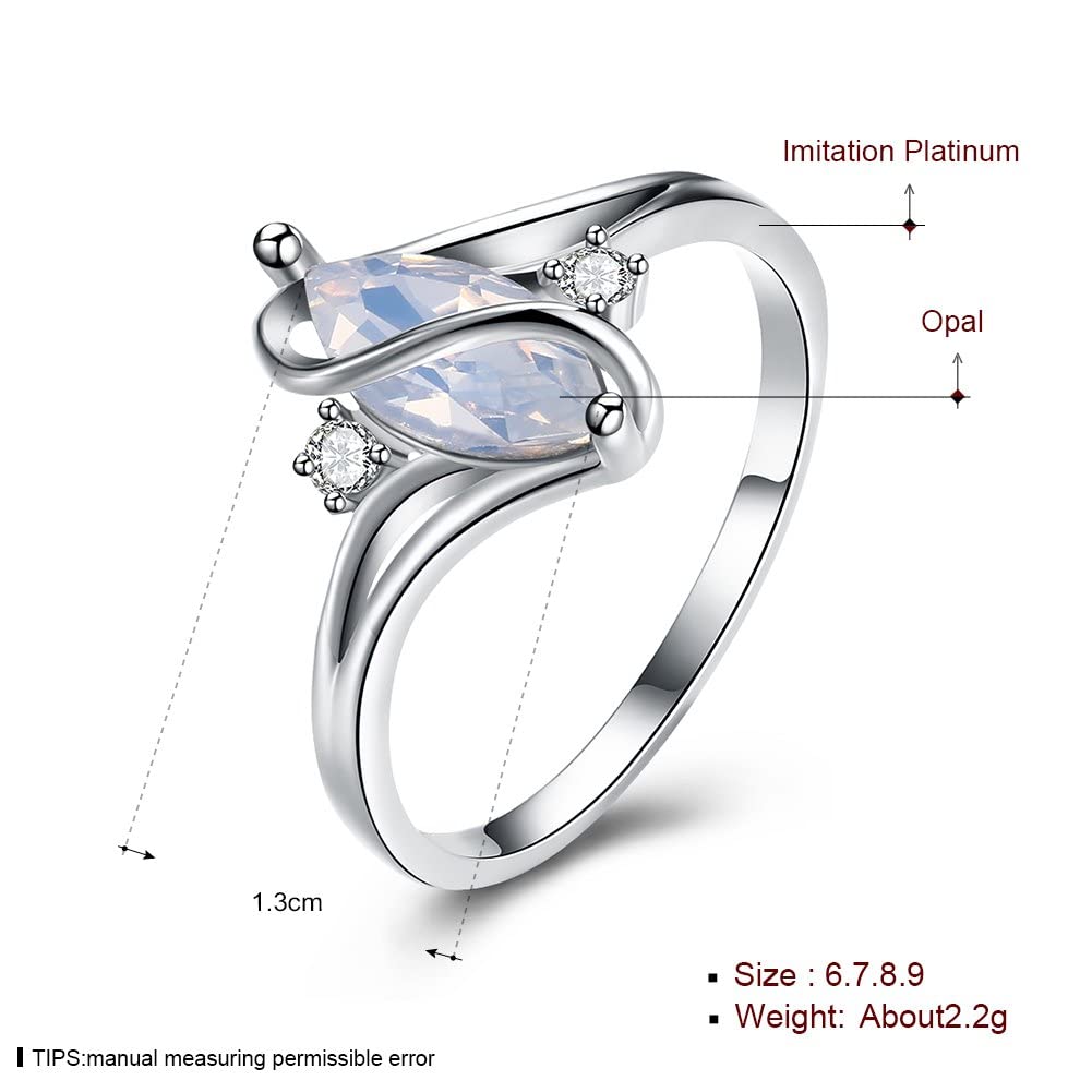 Man made opal rings online