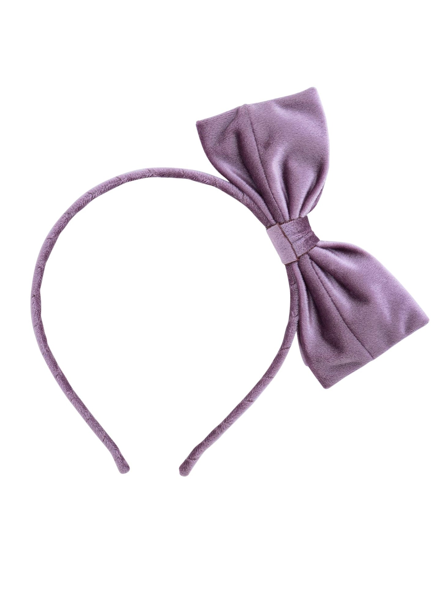 Melbees by Yellow Chimes Hair Bands for Kids Purple Bow Hairbands Headbands for Girls Head Bands Hair Accessories for Girls and Kids