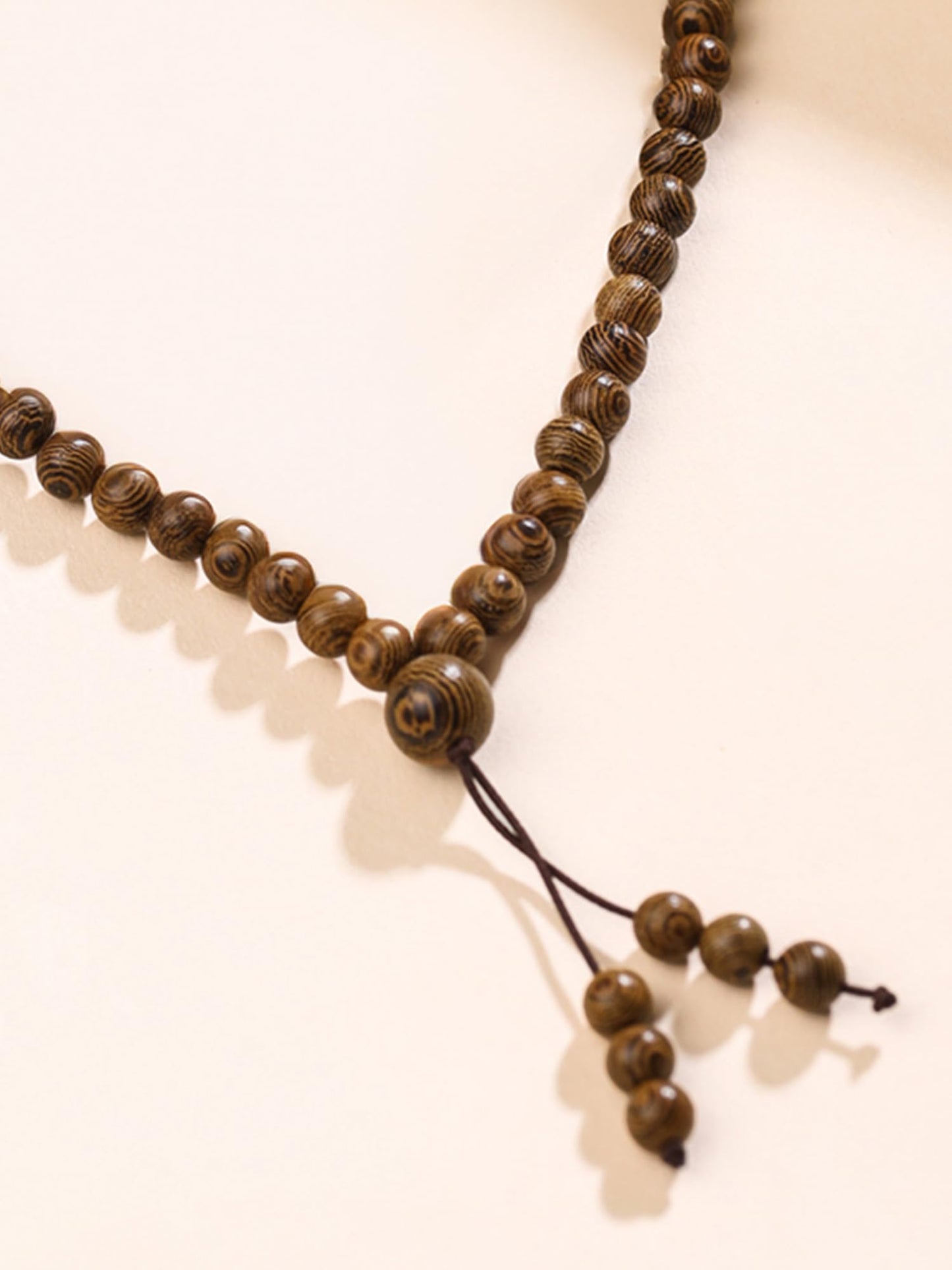 Yellow Chimes Neck Chain For Men | Wooden Beads Mala Necklace for Men | Fashion Adjustable Neck Chains for Boys | Accessories for Men | Birthday Gift for Men and Boys Anniversary Gift for Husband