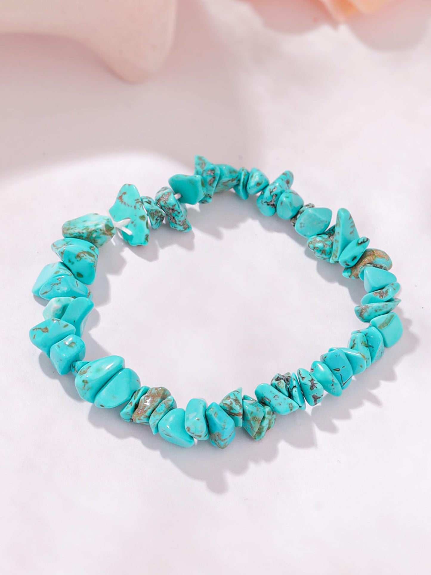 Yellow Chimes Bracelet For Woman | Fashion Blue Bracelet For Women Hand Accessories For Women | Turquoise Blue Stone Bracelets for Girls | Birthday Anniversary Gift for Women Wife