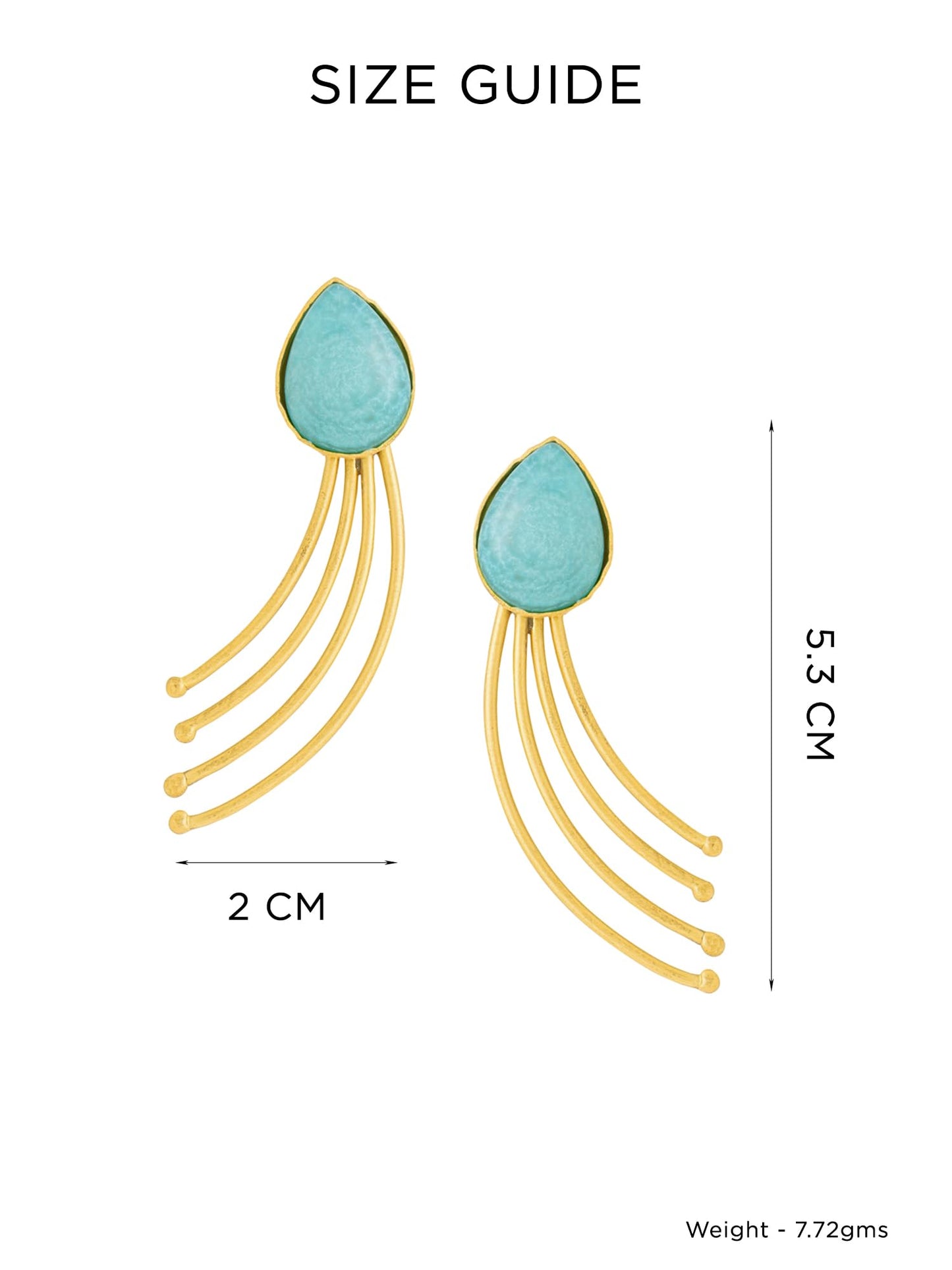 Yellow Chimes Drop Earrings For Women | Fashion Golden Women Earrings | Green Stone Gold Plated Drop Earrings For Girls | Birthday Gift for Girls Anniversary Gift for Women