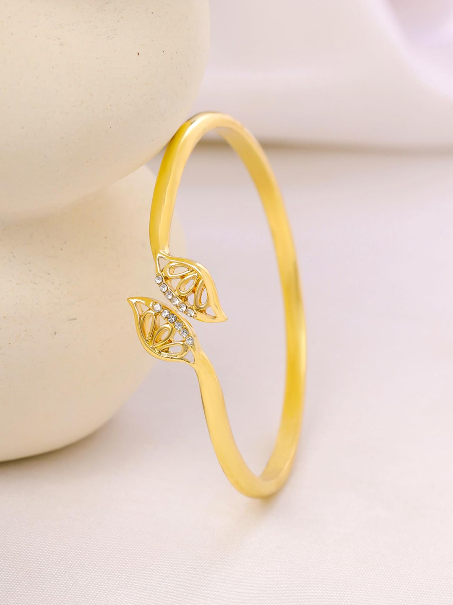 Yellow Chimes Bangle Bracelet For Woman | Fashion Golden Bracelet For Women Hand Accessories For Women | Crystal Bangles Bracelets for Girls | Birthday Gift for Women Anniversary Gift for Wife