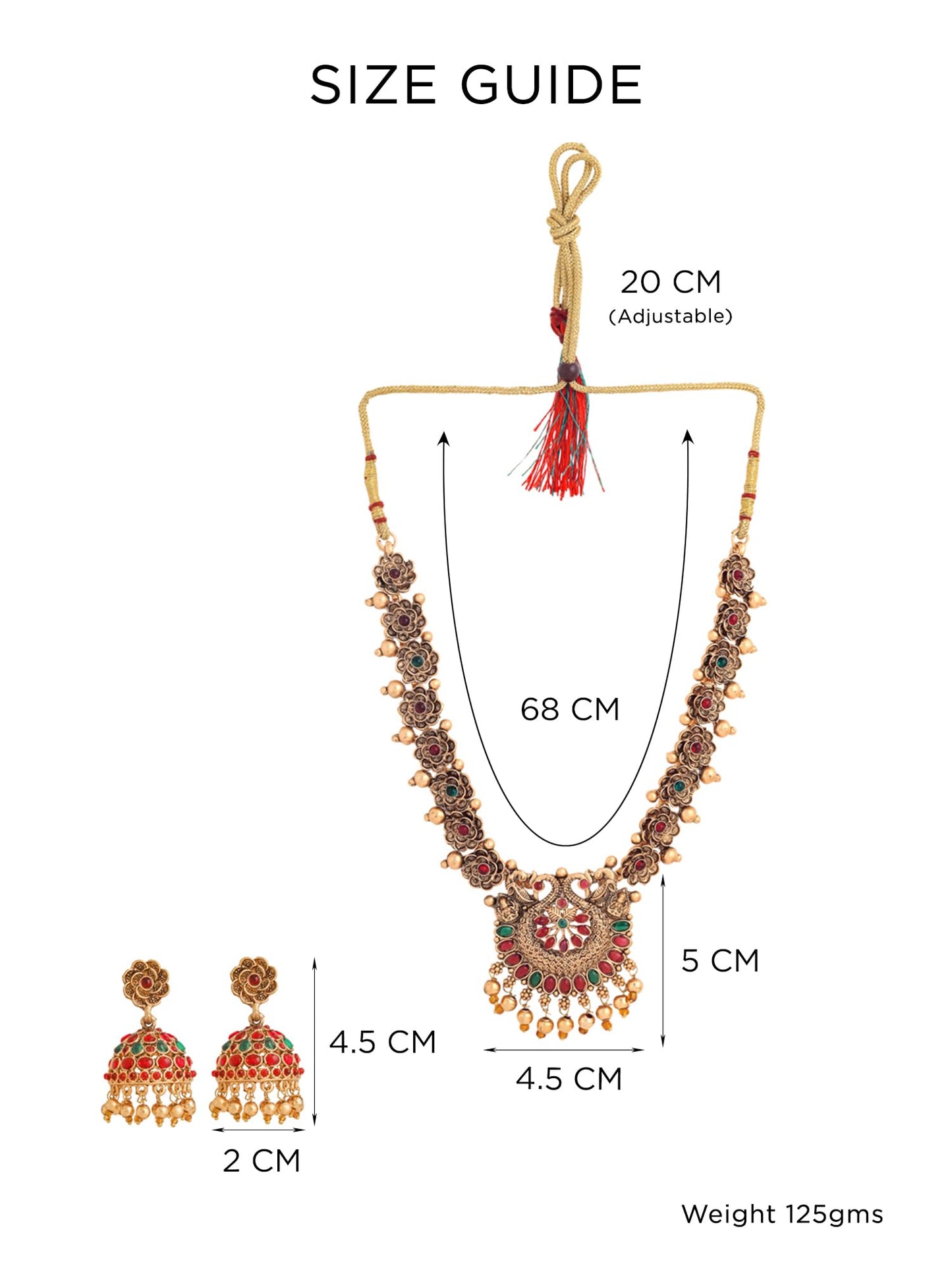 Yellow Chimes Jewellery Set For Women | Ethnic Gold Plated Choker Necklace Set for Women | Traditional Jewellery Sets For Girls | Birthday Gift for Girls & Women Anniversary Gift for Wife