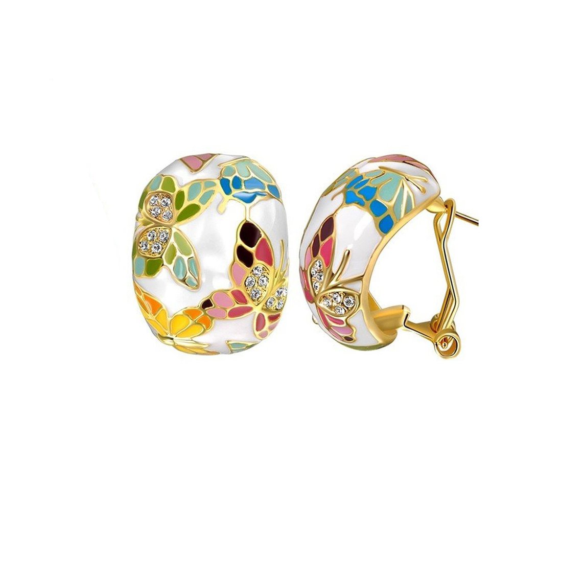 Yellow Chimes Queen of Versailles Enamel Austrian Crystal Pendant for Women and Girls (Pendant)